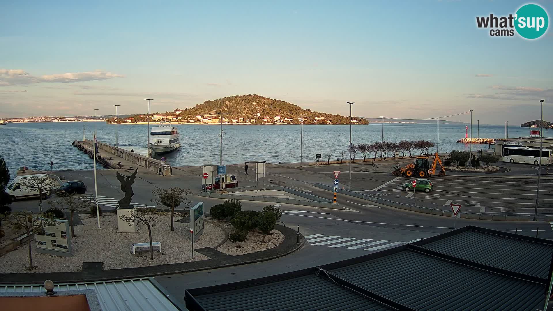 Webcam Ugliano – terminal traghetto da Preko a Zara