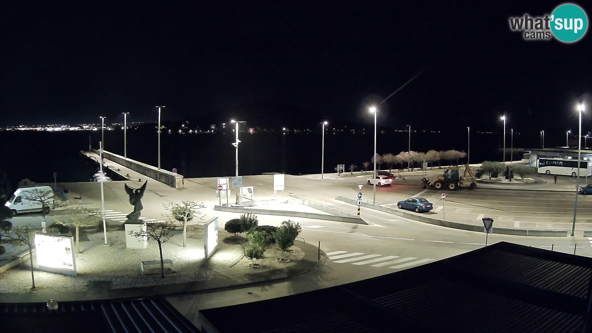 Webcam Ugliano – terminal traghetto da Preko a Zara