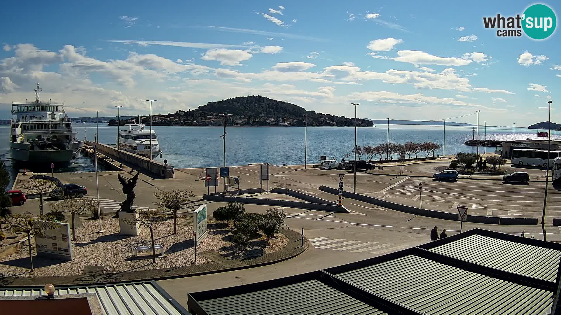Webcam Ugljan – Preko Ferry to Zadar