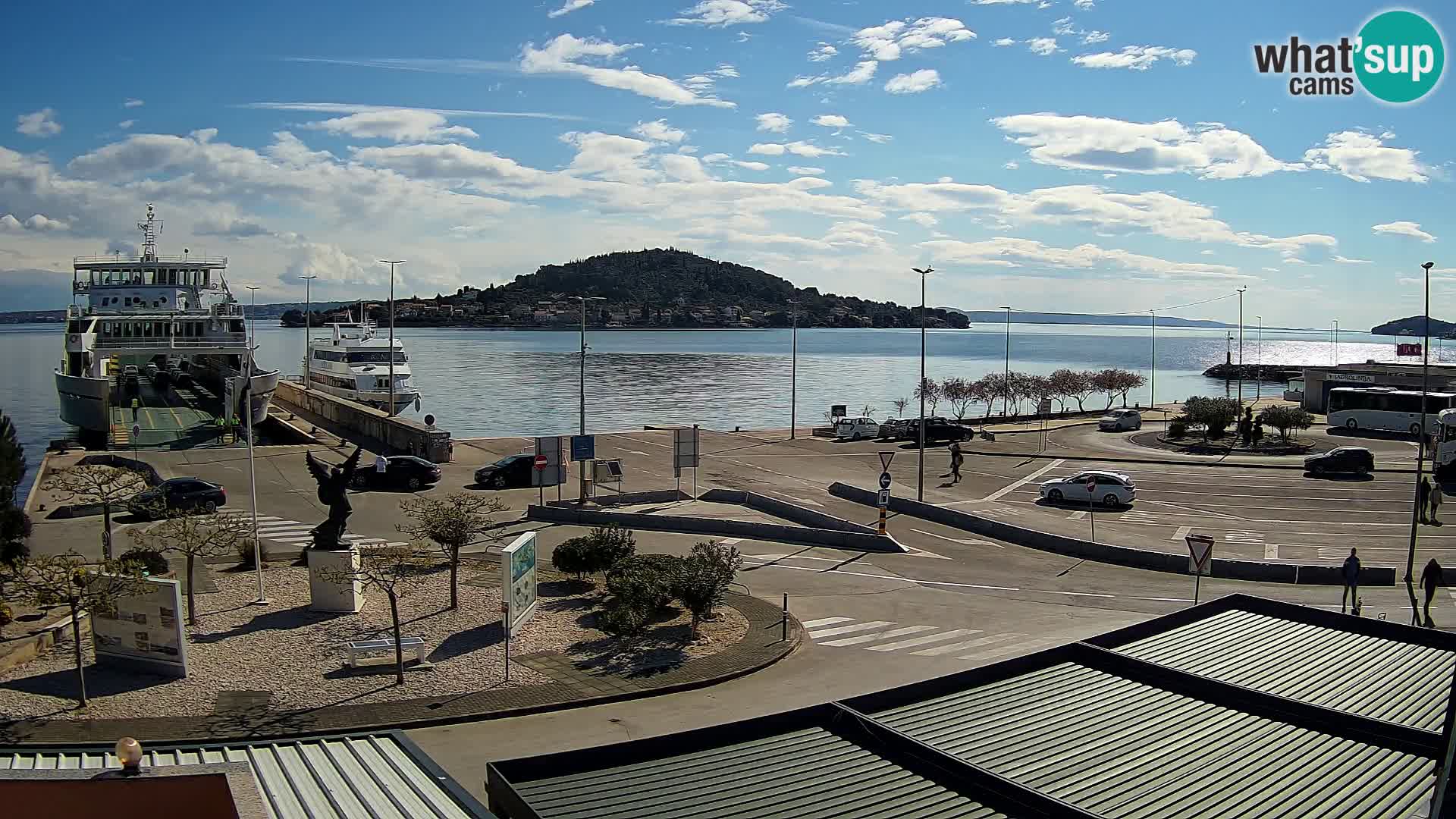 Spletna kamera Ugljan – trajekt Preko – Zadar