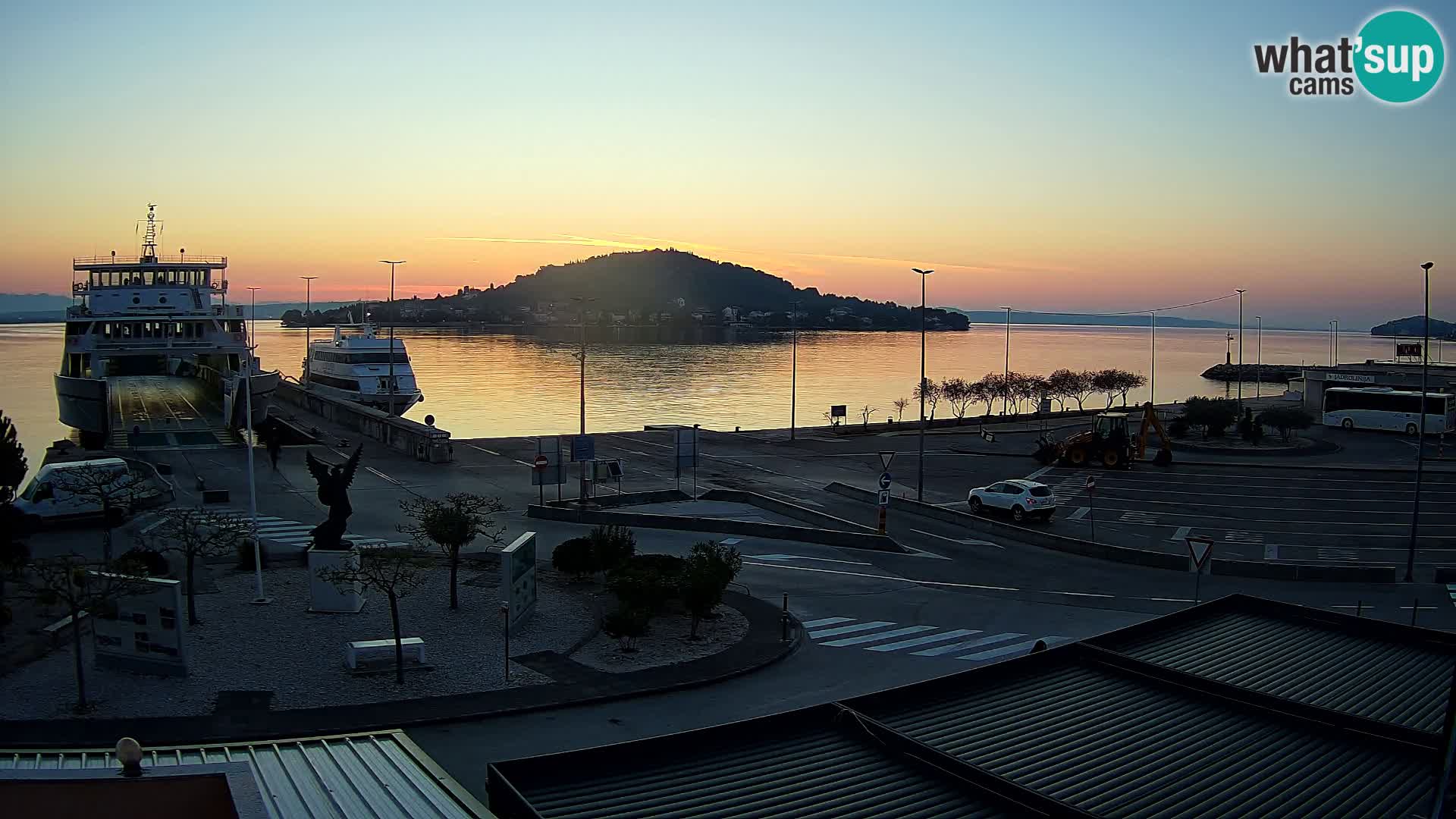 Webcam Ugliano – terminal traghetto da Preko a Zara