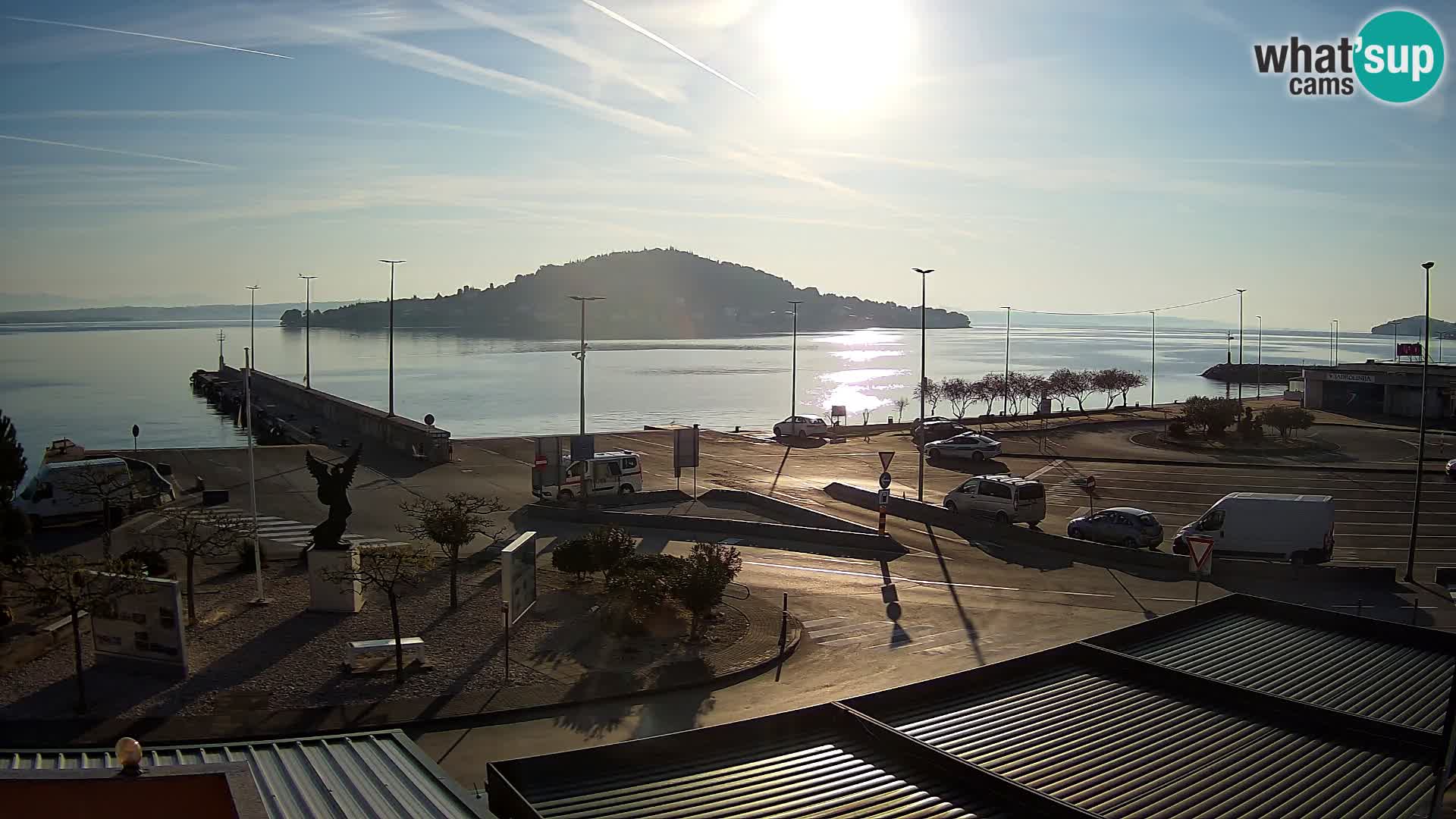 Web kamera Ugljan – Preko trajekt za Zadar