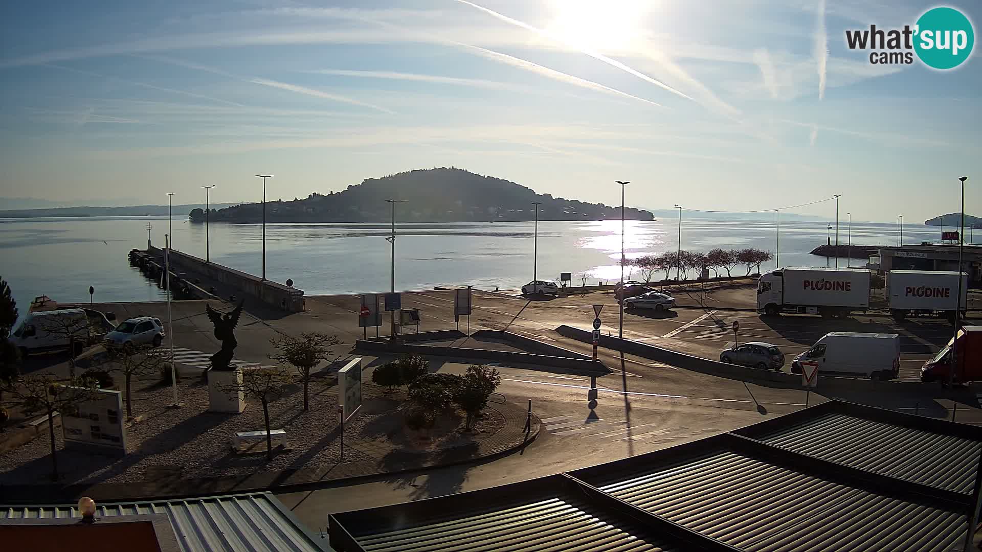 Webcam Ugliano – terminal traghetto da Preko a Zara