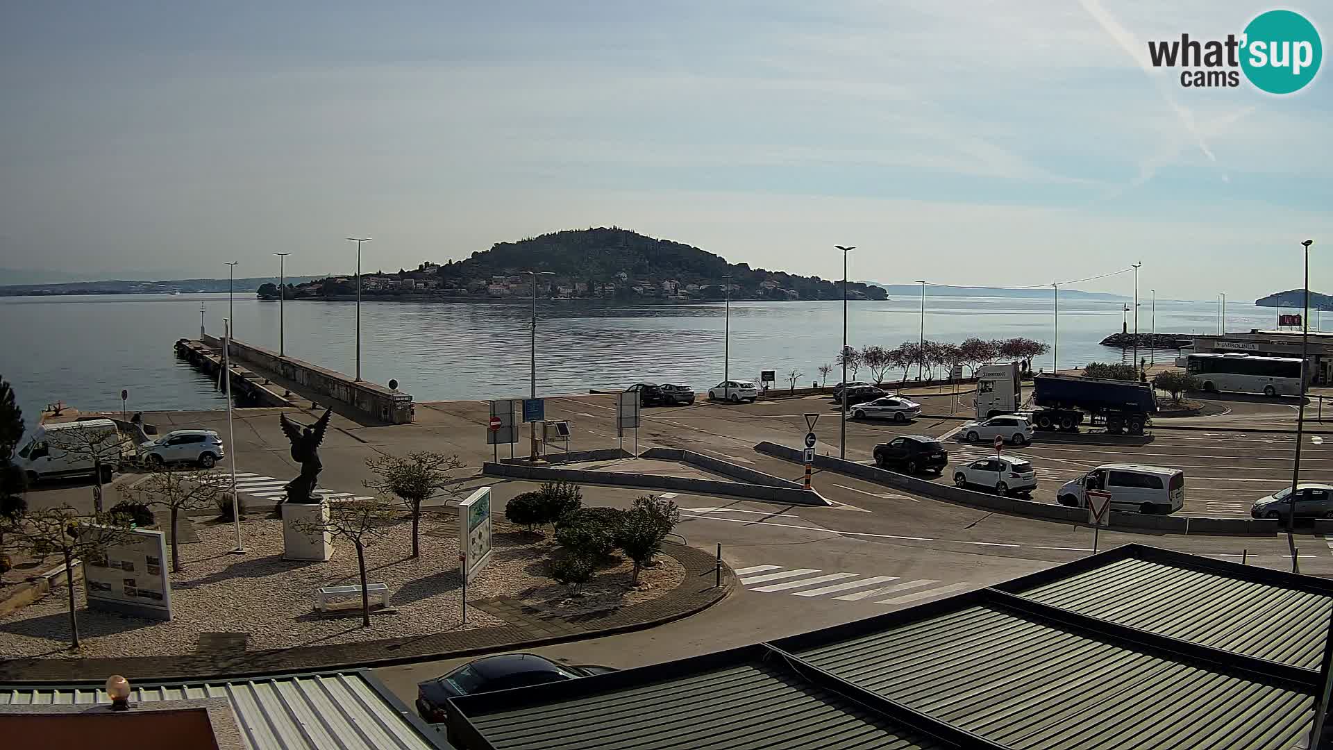 Web kamera Ugljan – Preko trajekt za Zadar