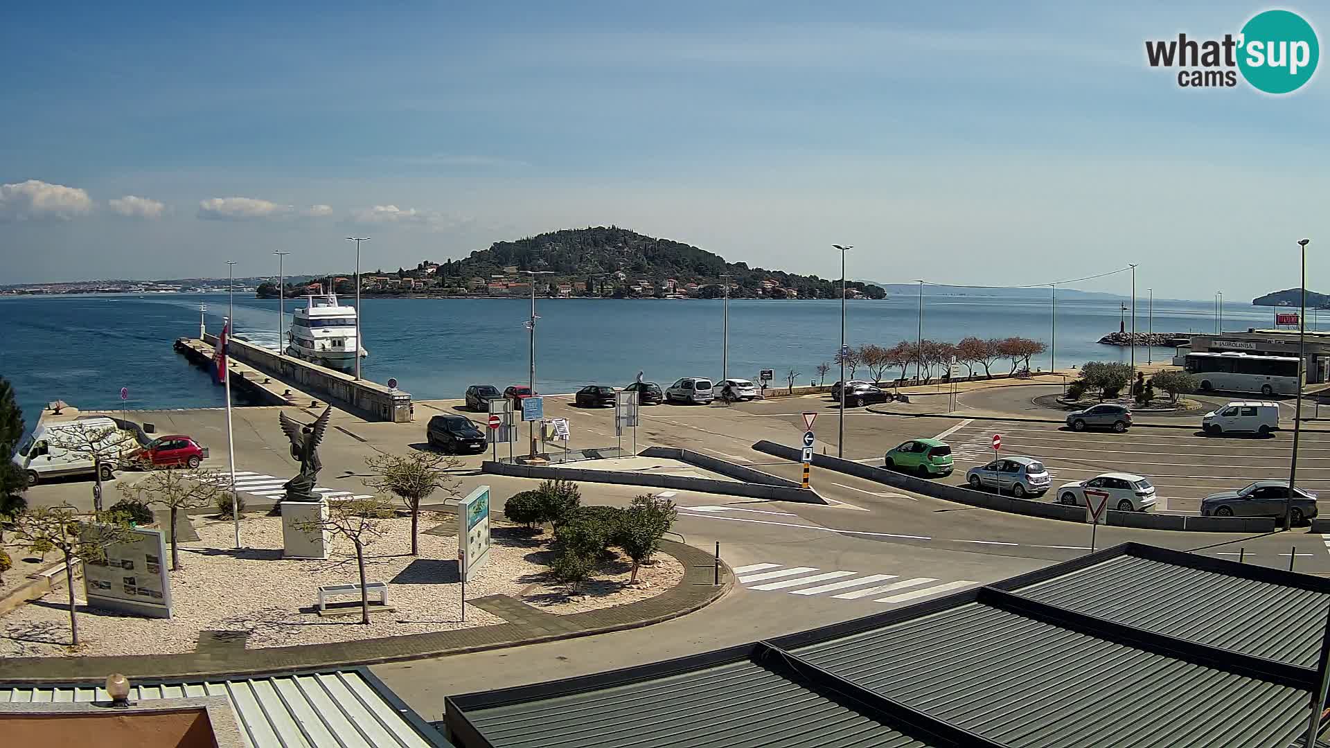 Web kamera Ugljan – Preko trajekt za Zadar
