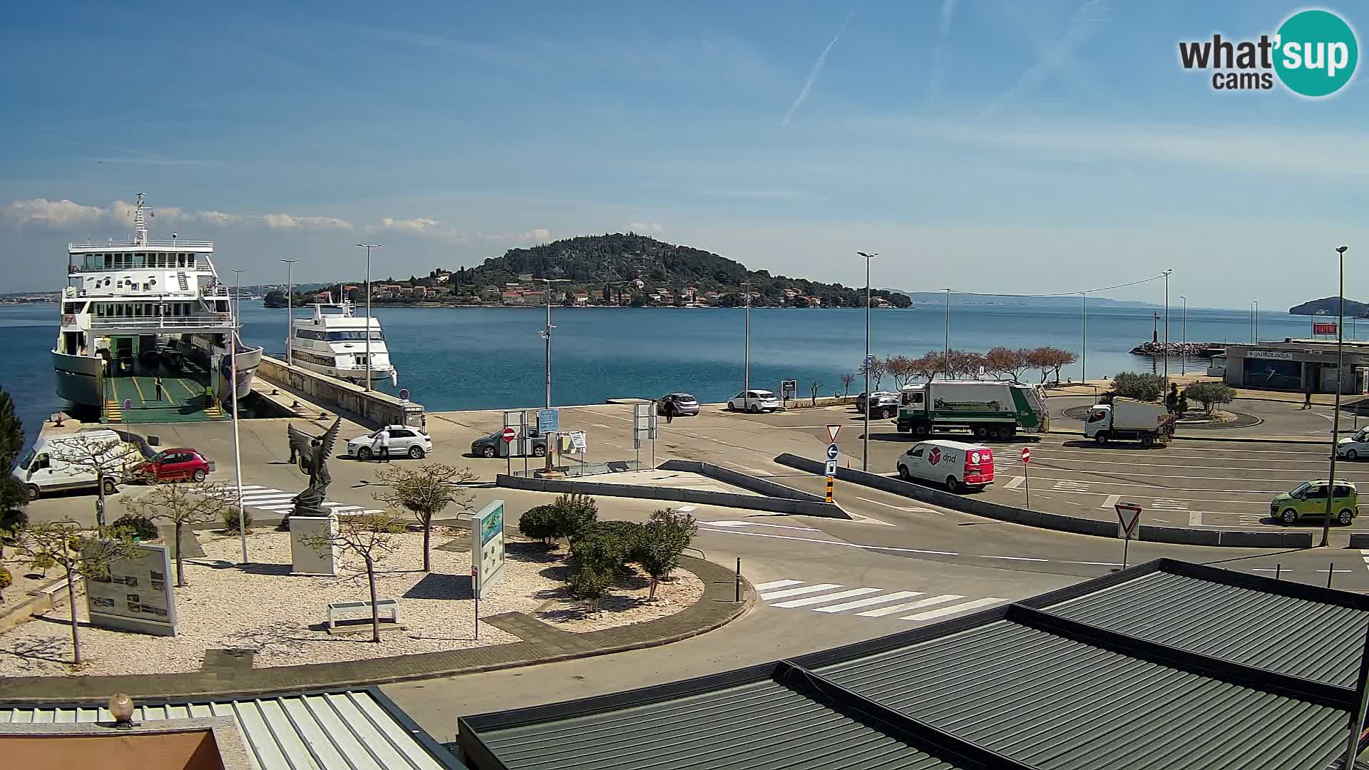 Webcam Ugljan – Preko Ferry to Zadar