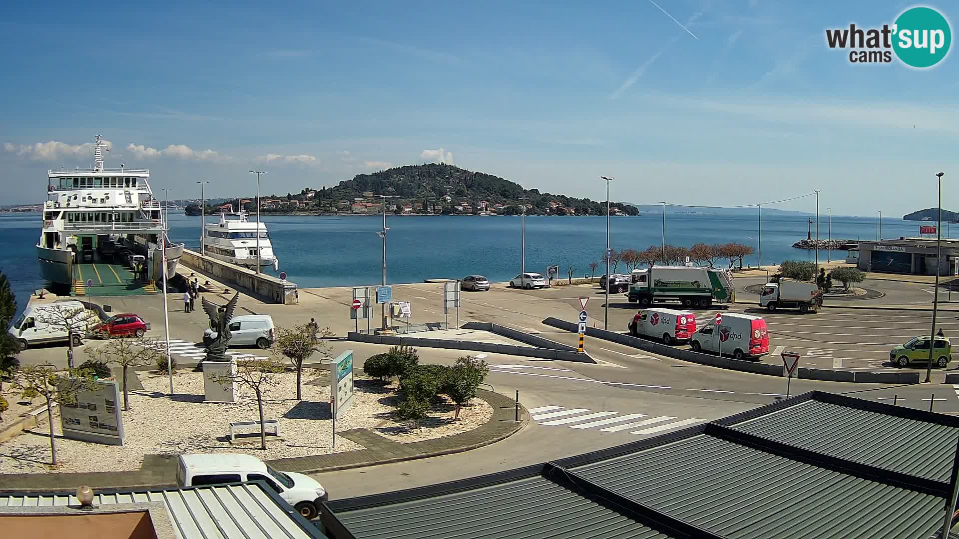 UGLJAN Webcam – Preko-Fähre nach Zadar