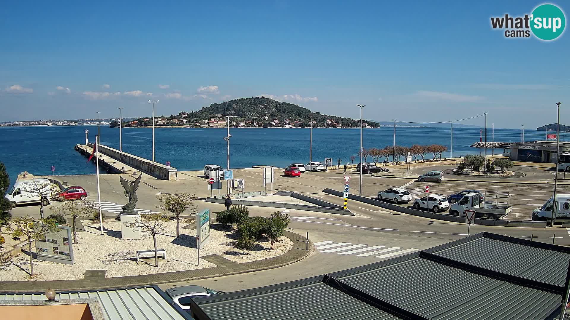 Web kamera Ugljan – Preko trajekt za Zadar