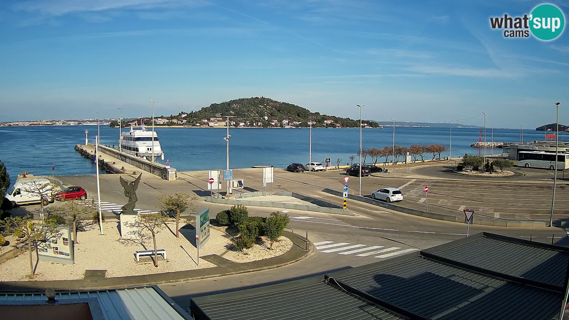 Web kamera Ugljan – Preko trajekt za Zadar