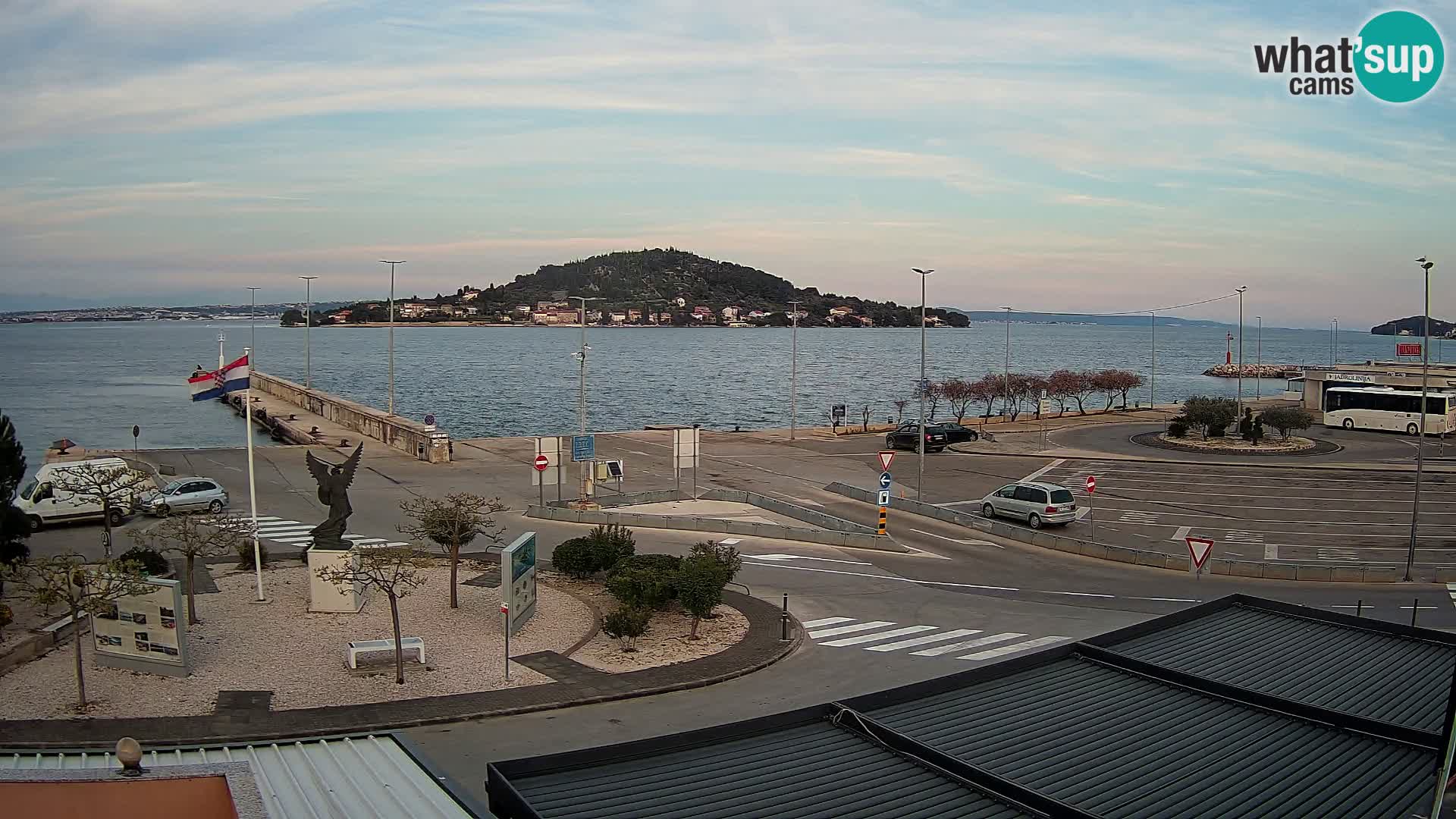 Web kamera Ugljan – Preko trajekt za Zadar