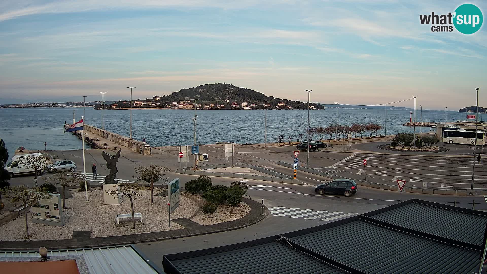 Web kamera Ugljan – Preko trajekt za Zadar