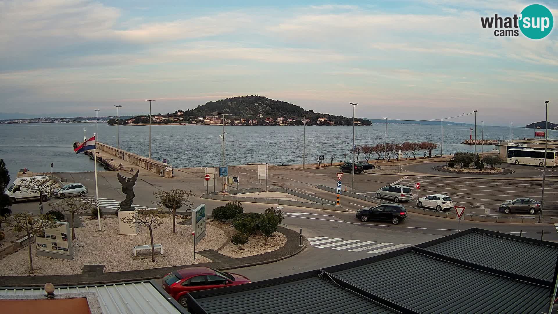 Web kamera Ugljan – Preko trajekt za Zadar