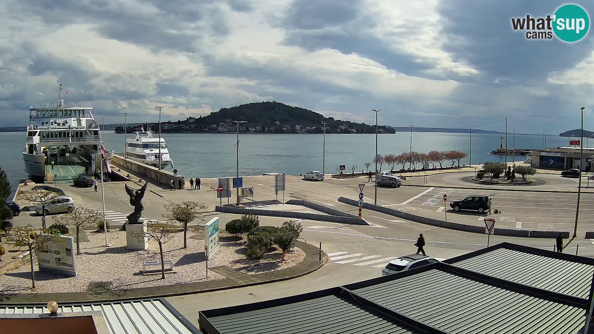 Web kamera Ugljan – Preko trajekt za Zadar