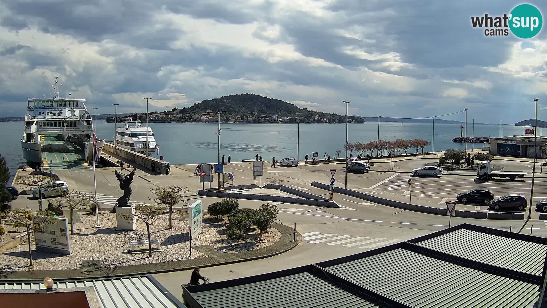 Spletna kamera Ugljan – trajekt Preko – Zadar