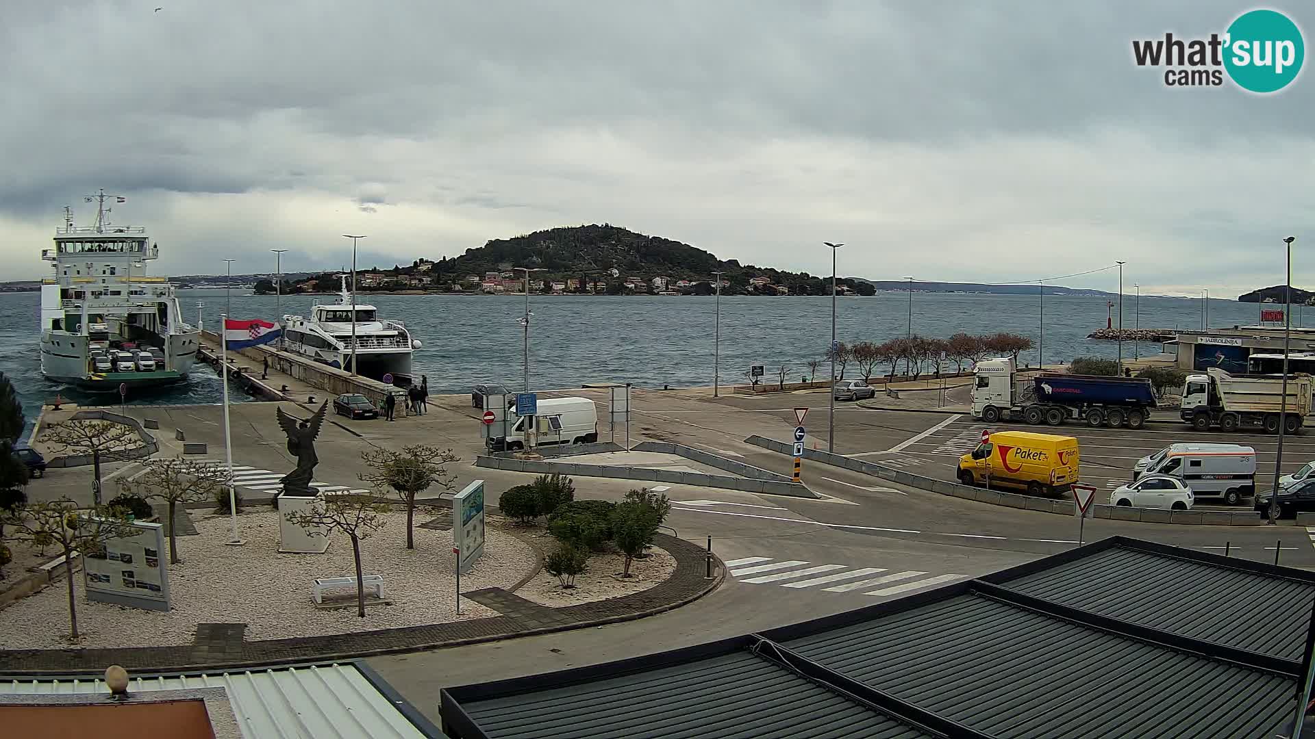 Web cam UGLJAN – Ferry de Preko à Zadar