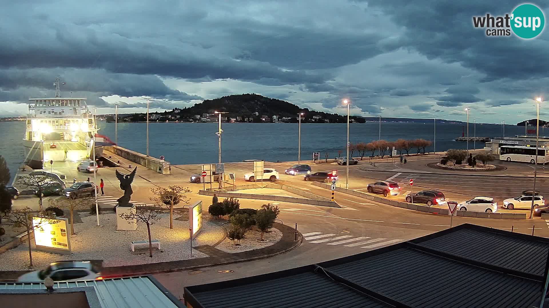 Webcam Ugljan – Preko Ferry to Zadar