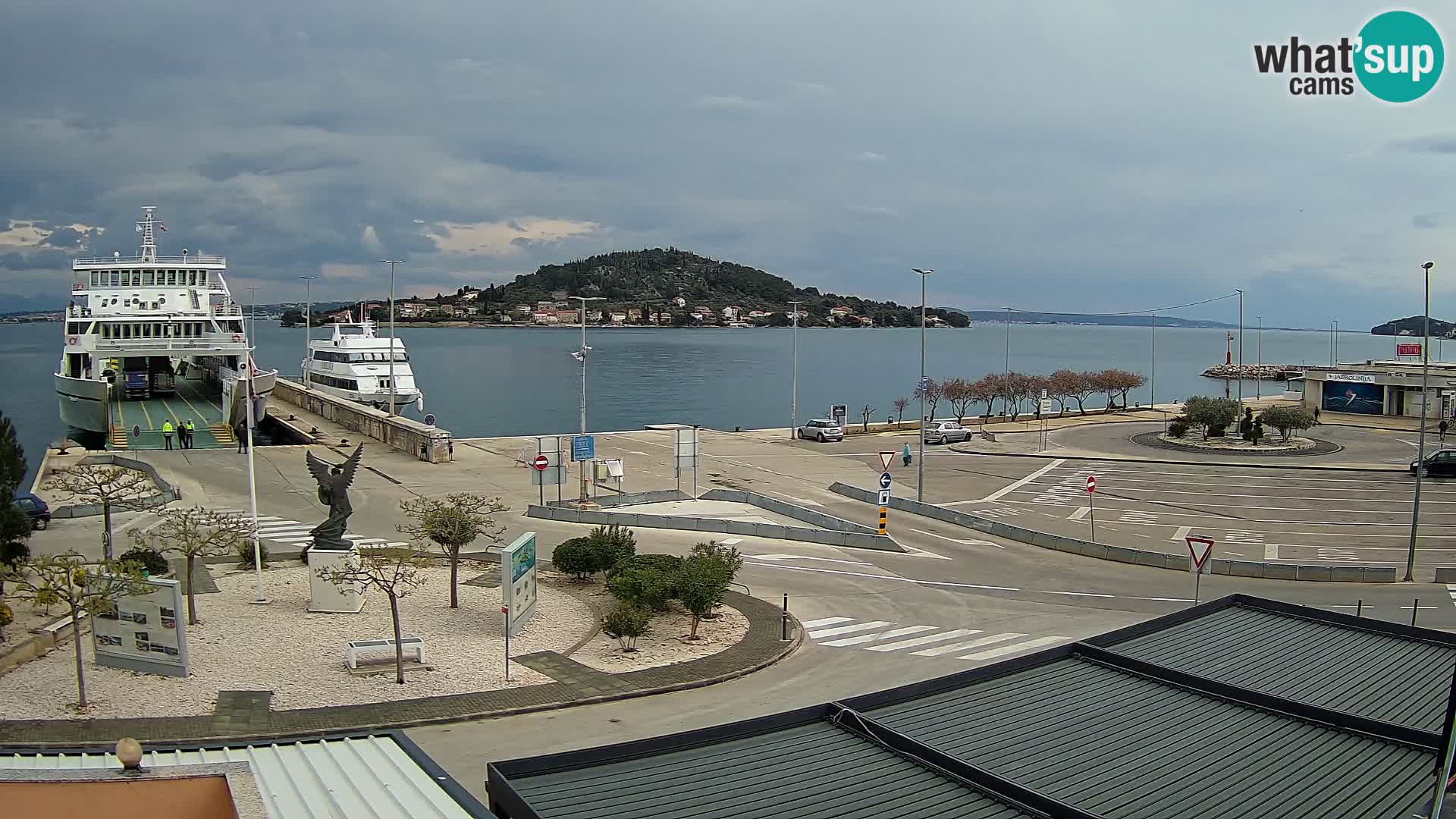 Web kamera Ugljan – Preko trajekt za Zadar