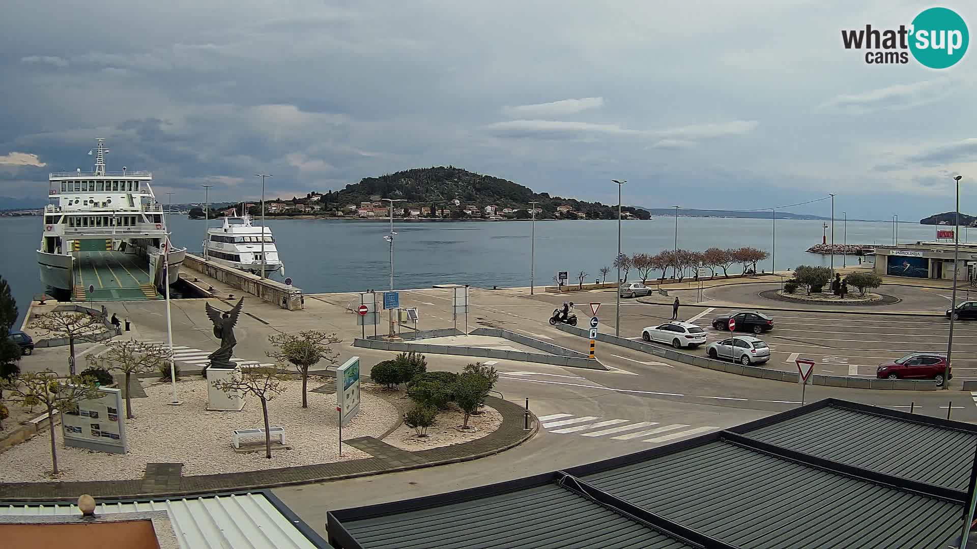 Spletna kamera Ugljan – trajekt Preko – Zadar