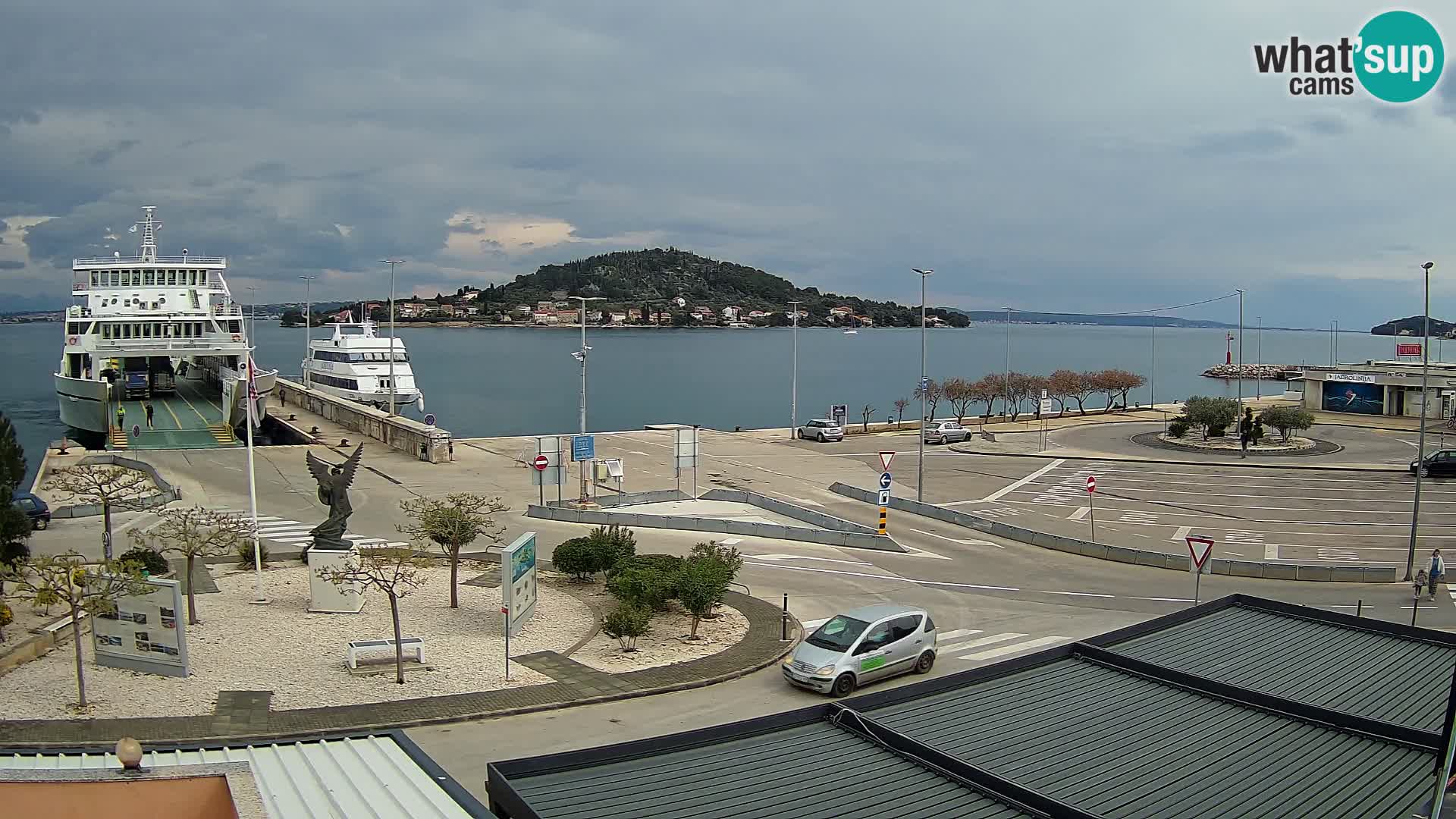 Spletna kamera Ugljan – trajekt Preko – Zadar