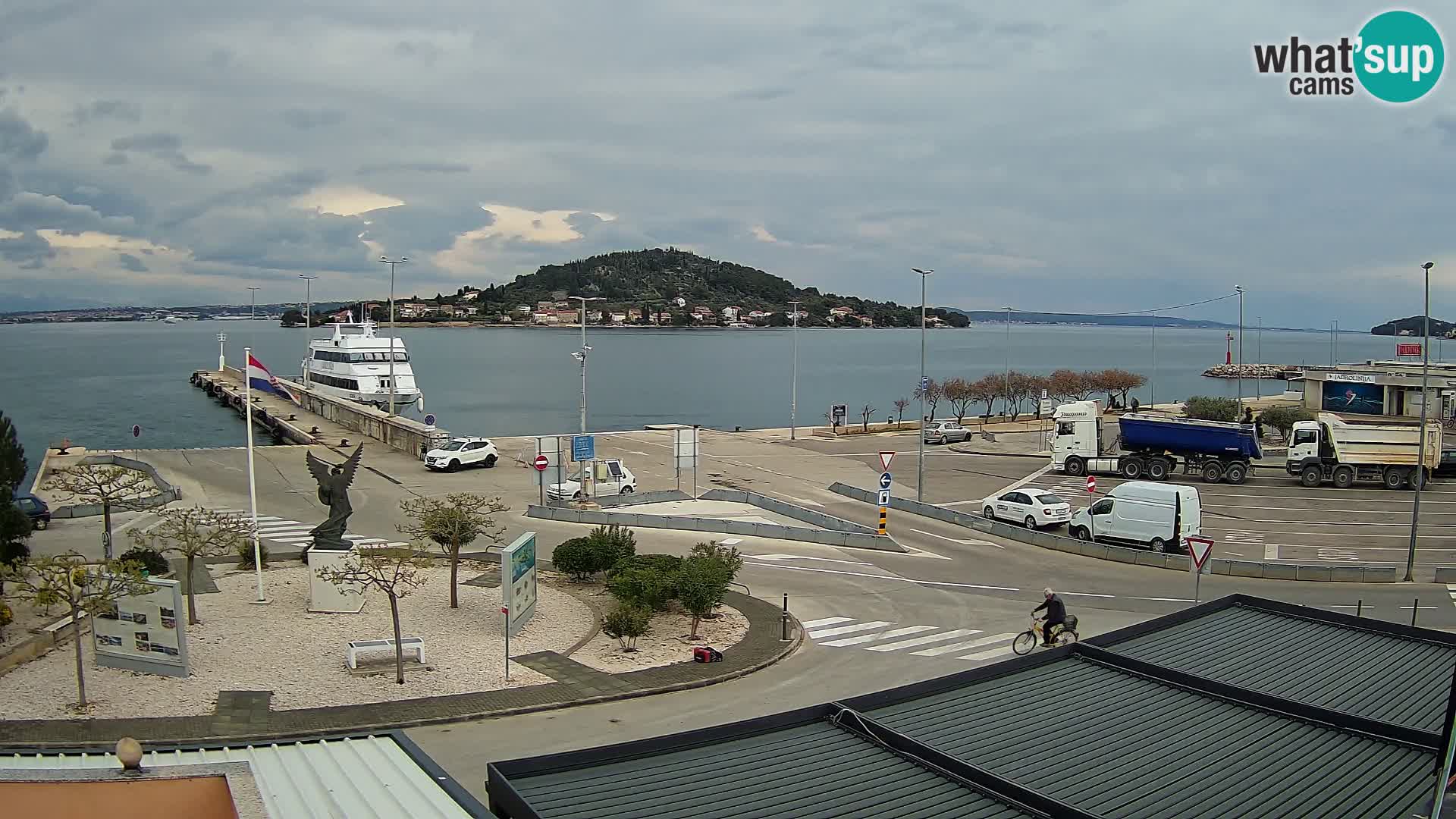 Spletna kamera Ugljan – trajekt Preko – Zadar