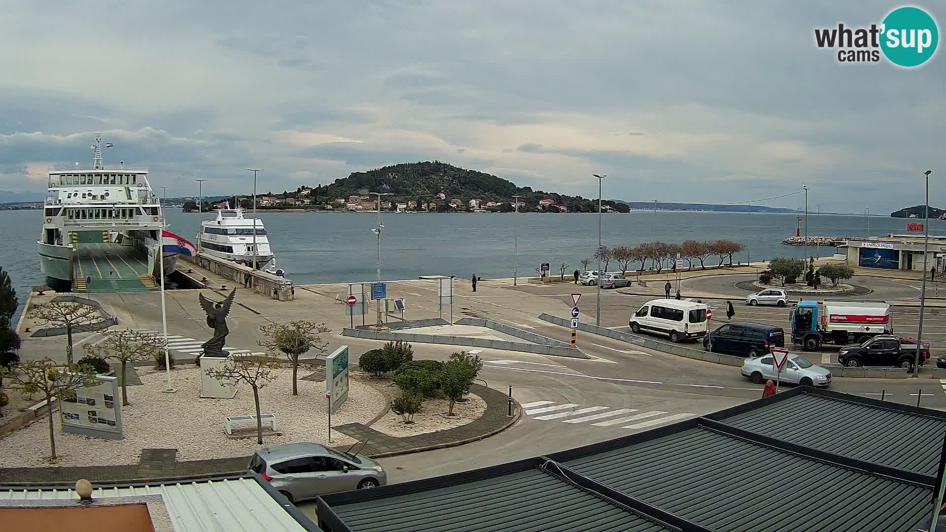 Webcam Ugliano – terminal traghetto da Preko a Zara