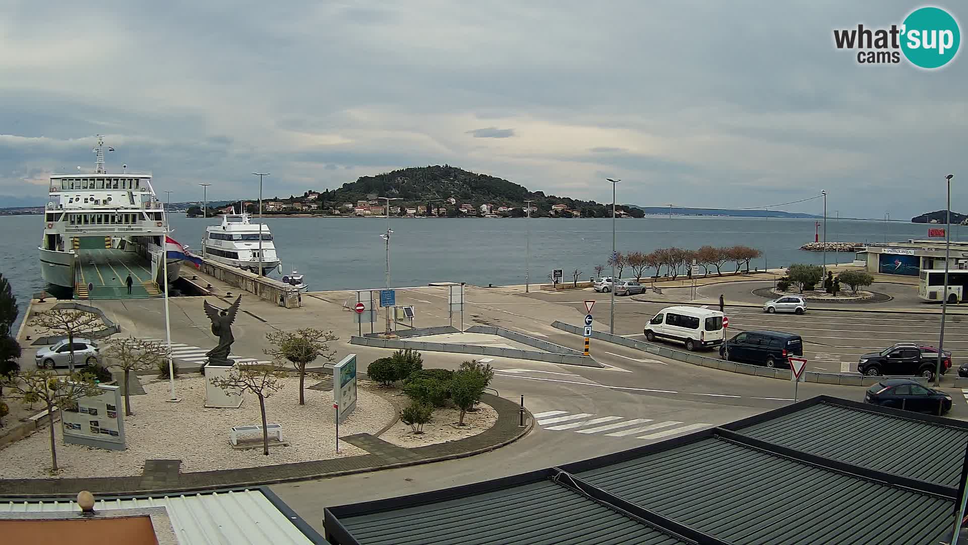 Spletna kamera Ugljan – trajekt Preko – Zadar