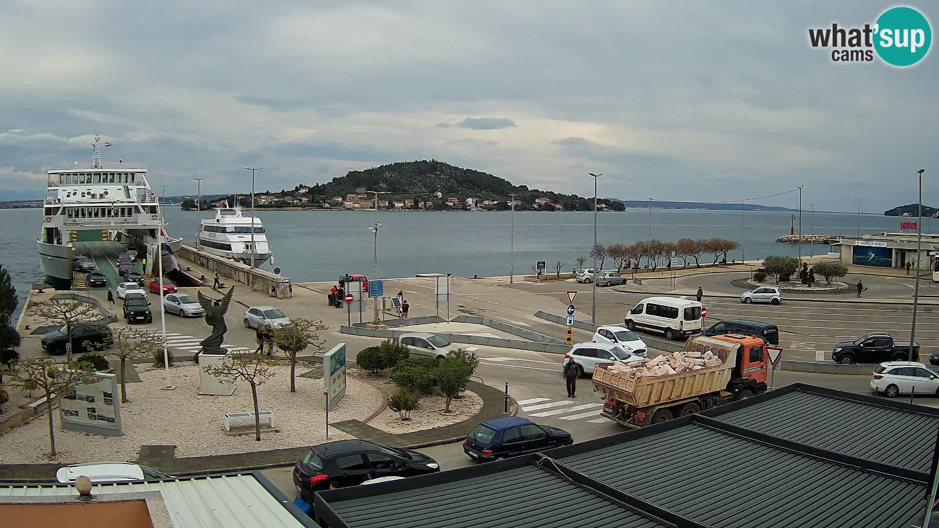 Webcam Ugliano – terminal traghetto da Preko a Zara