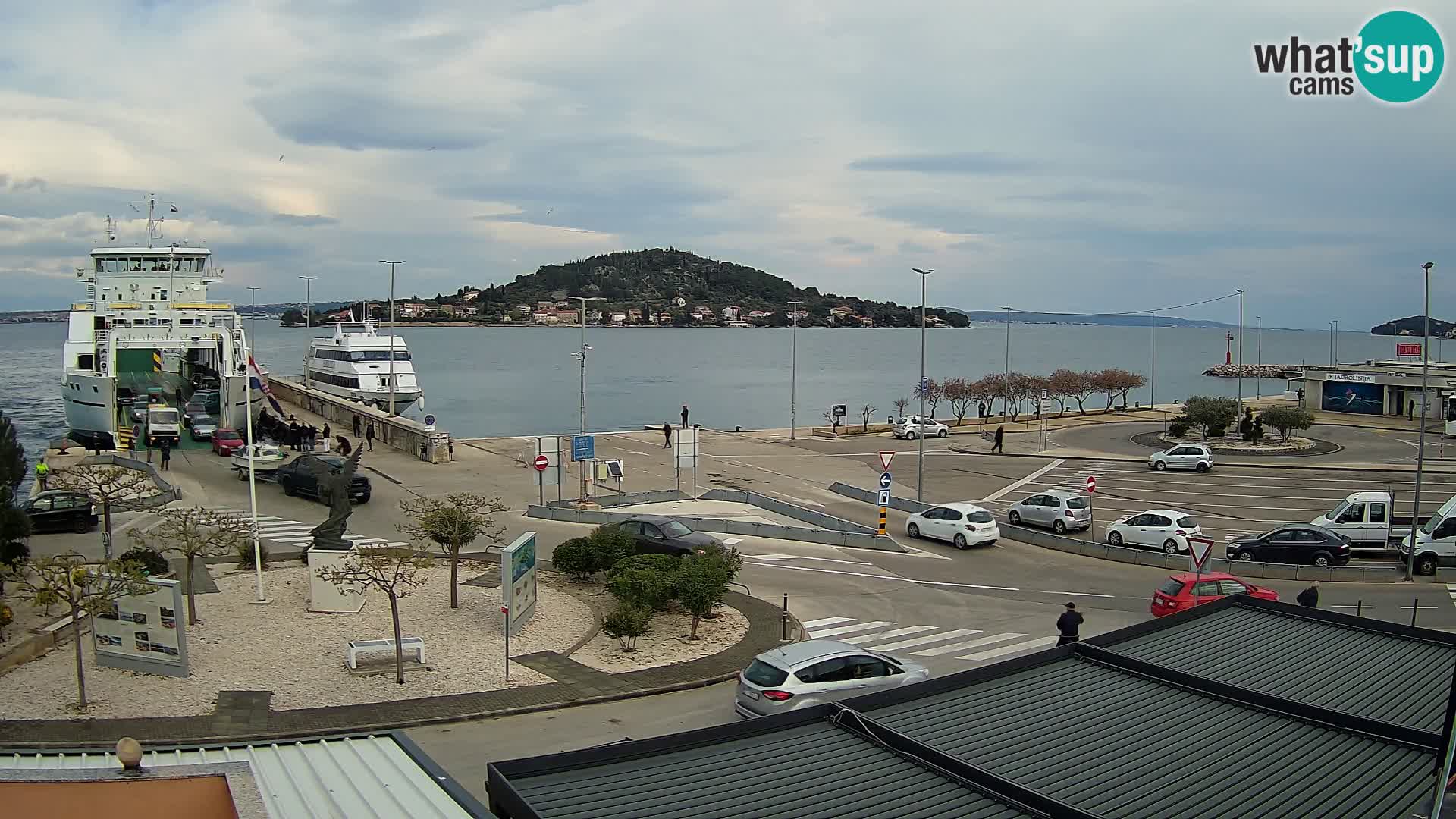 Webcam Ugljan – Preko Ferry to Zadar