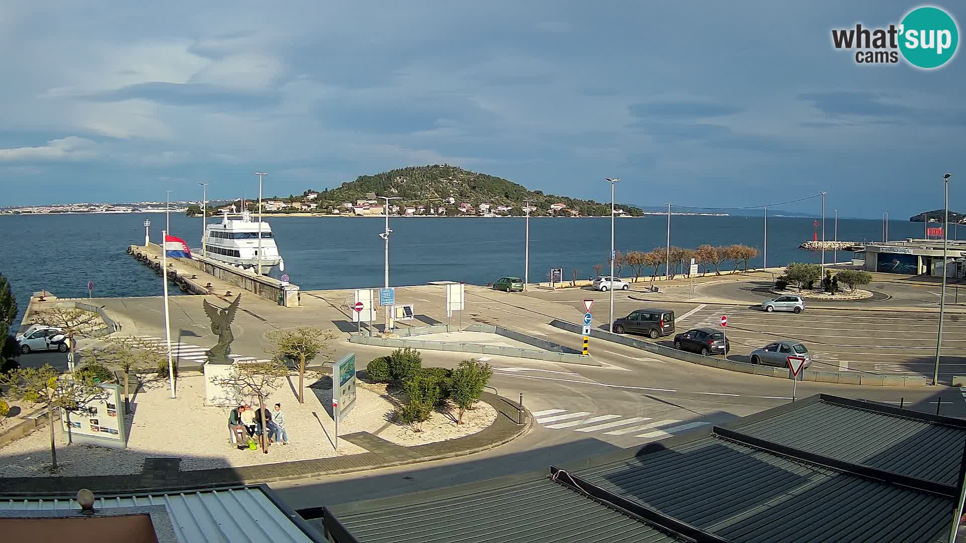 Web kamera Ugljan – Preko trajekt za Zadar
