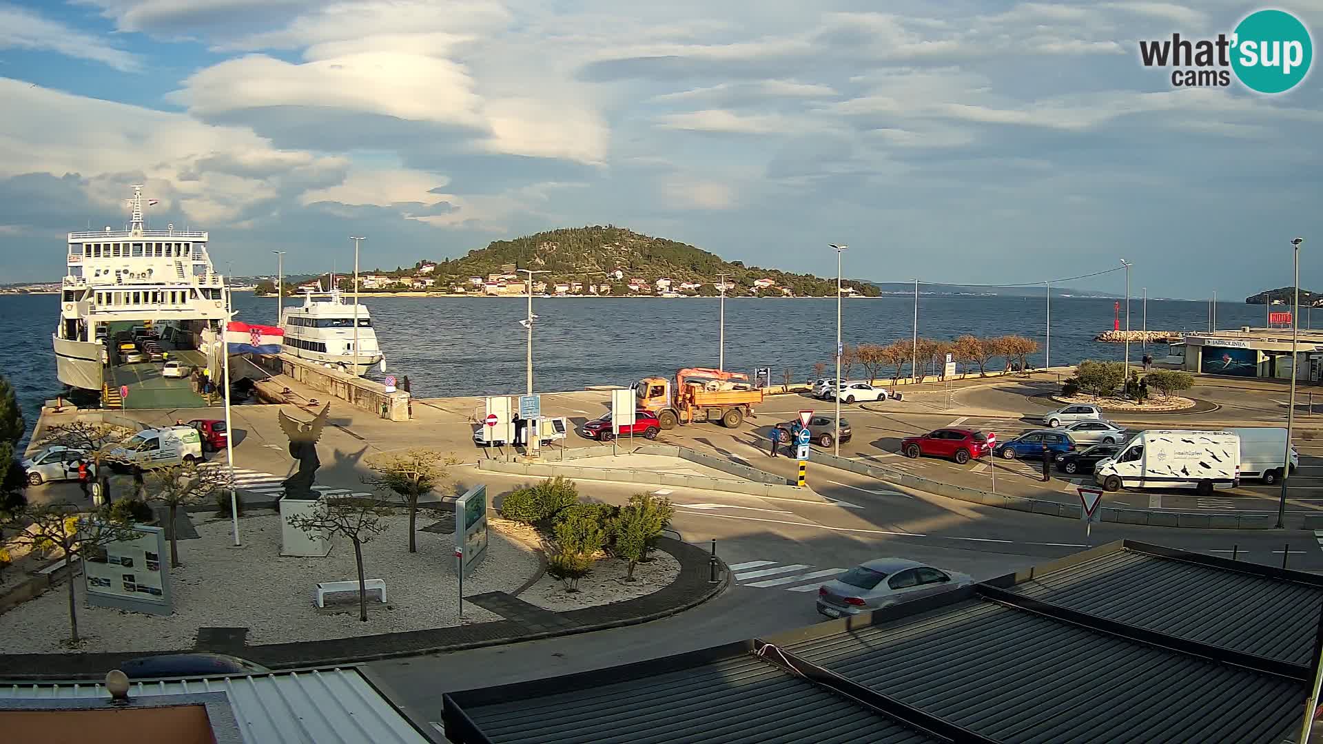 Webcam Ugljan – Preko Ferry to Zadar