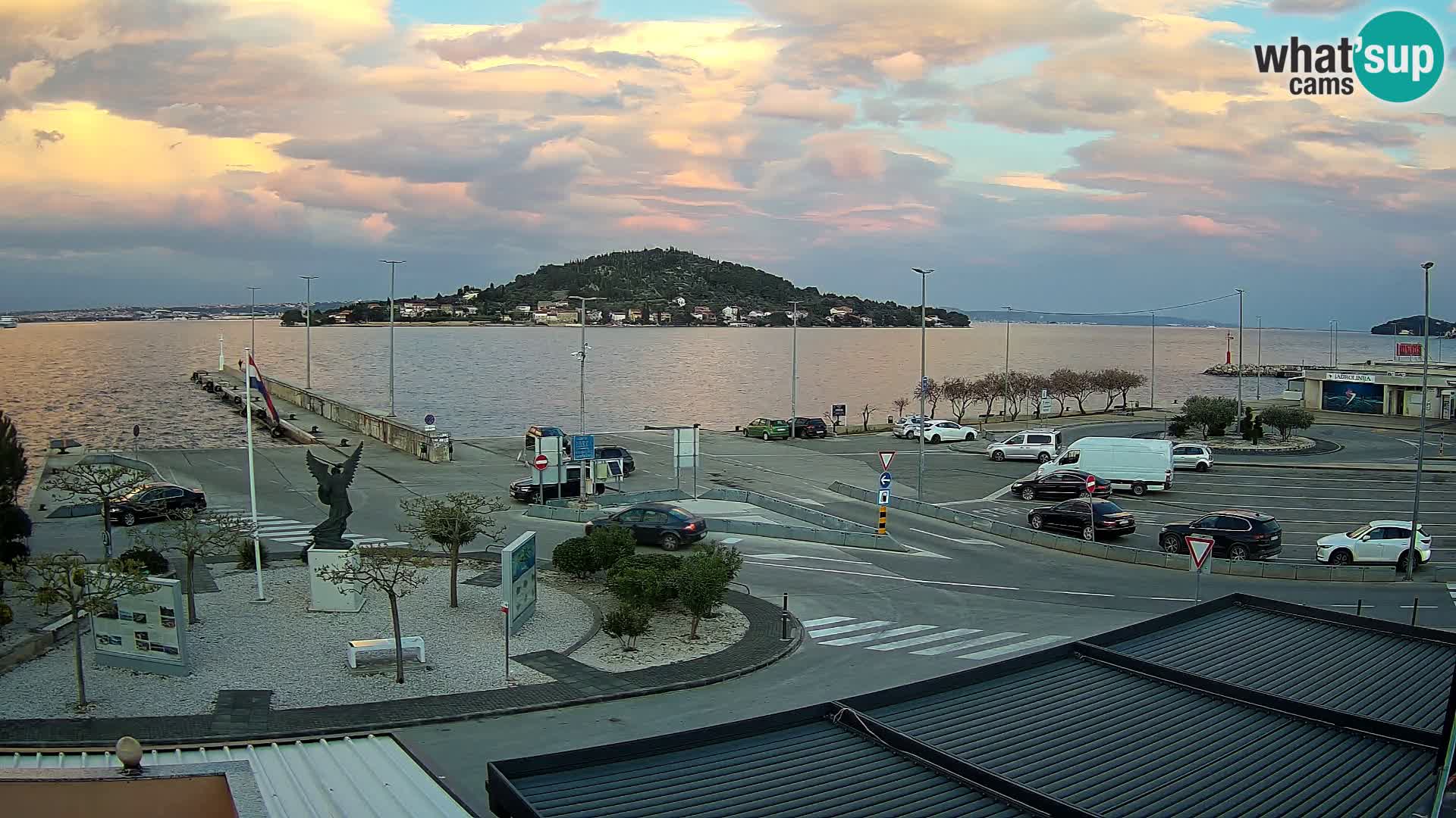 Web kamera Ugljan – Preko trajekt za Zadar