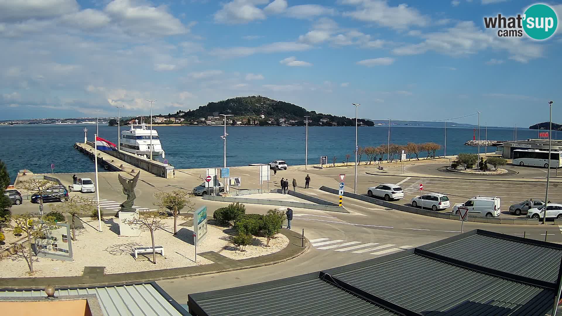 Webcam Ugliano – terminal traghetto da Preko a Zara