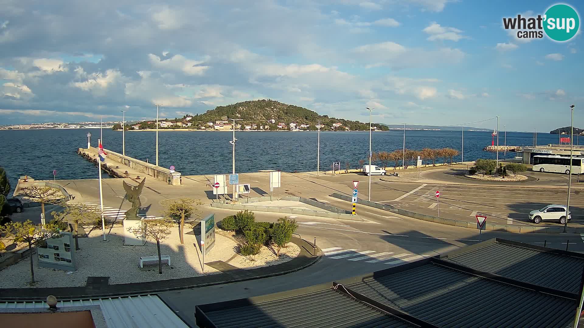 Webcam Ugliano – terminal traghetto da Preko a Zara