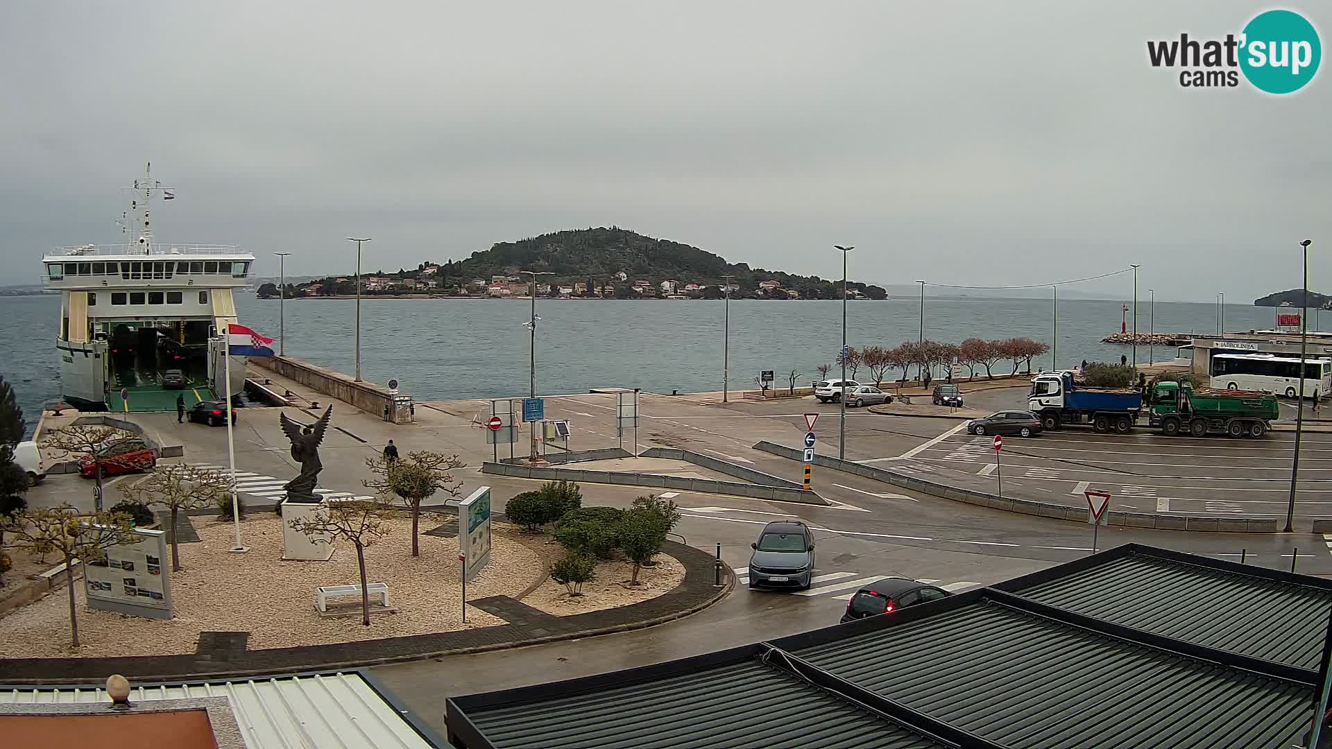 Webcam Ugljan – Preko Ferry to Zadar