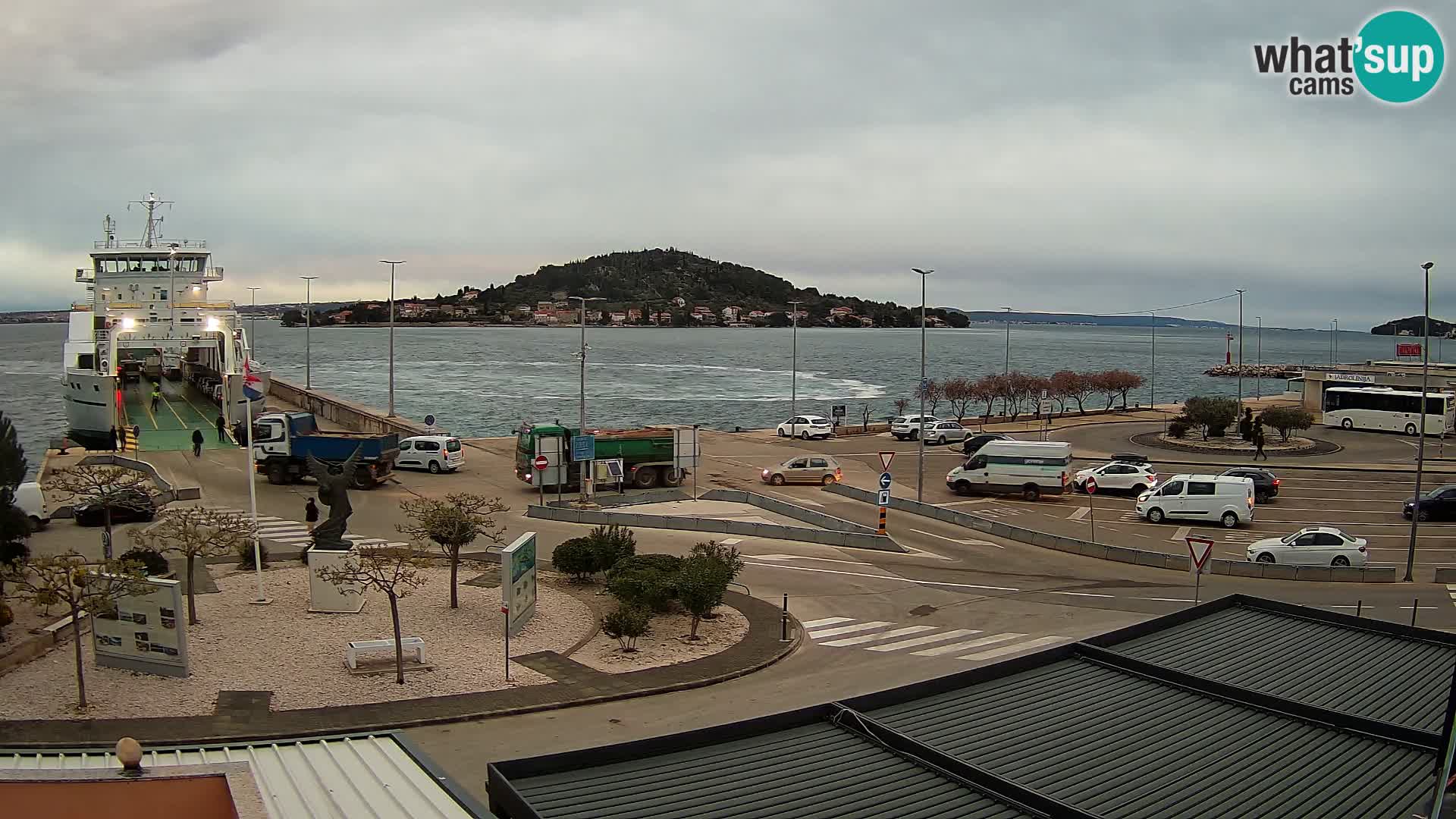Webcam Ugljan – Preko Ferry to Zadar