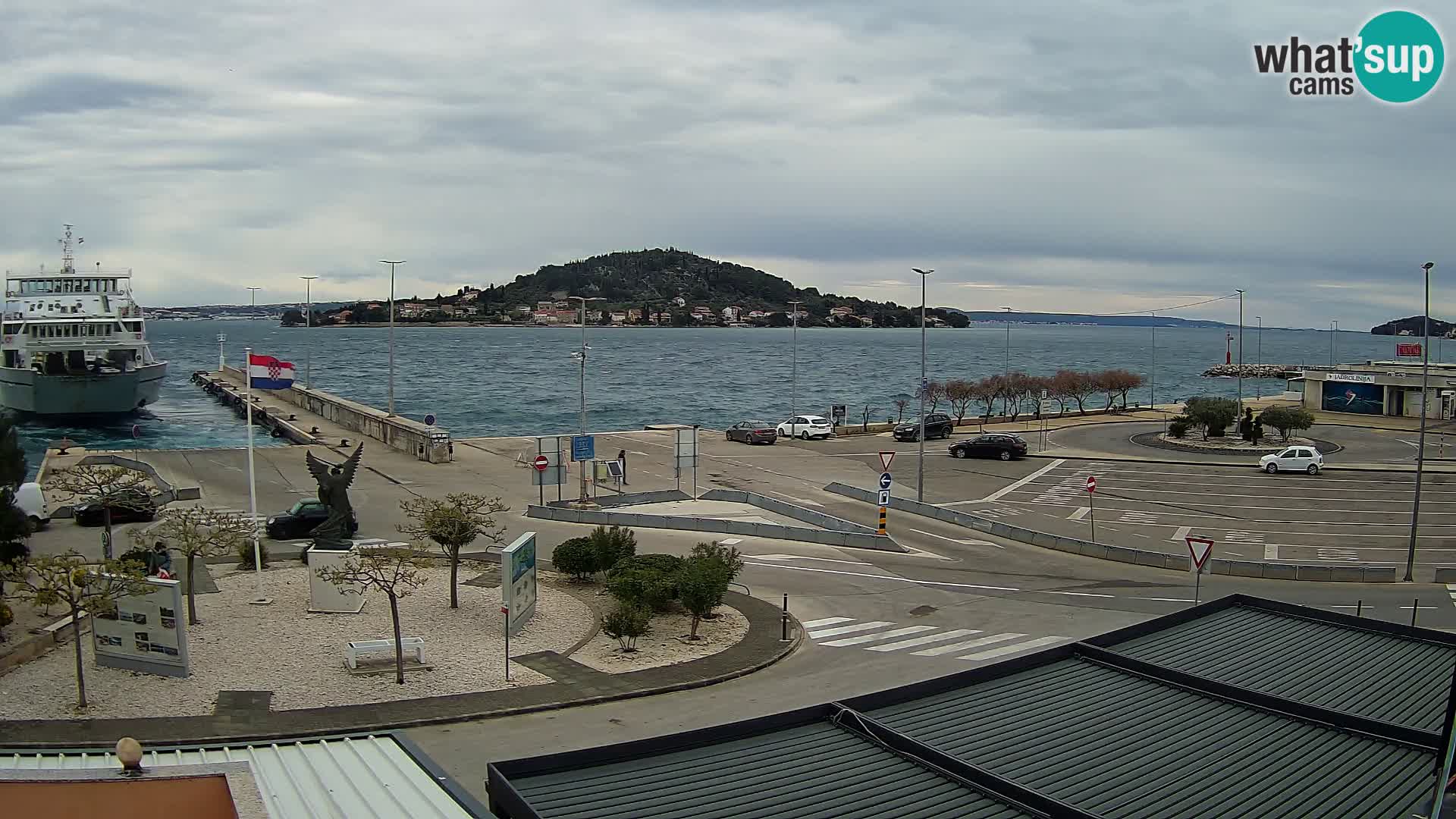 Webcam Ugljan – Preko Ferry to Zadar