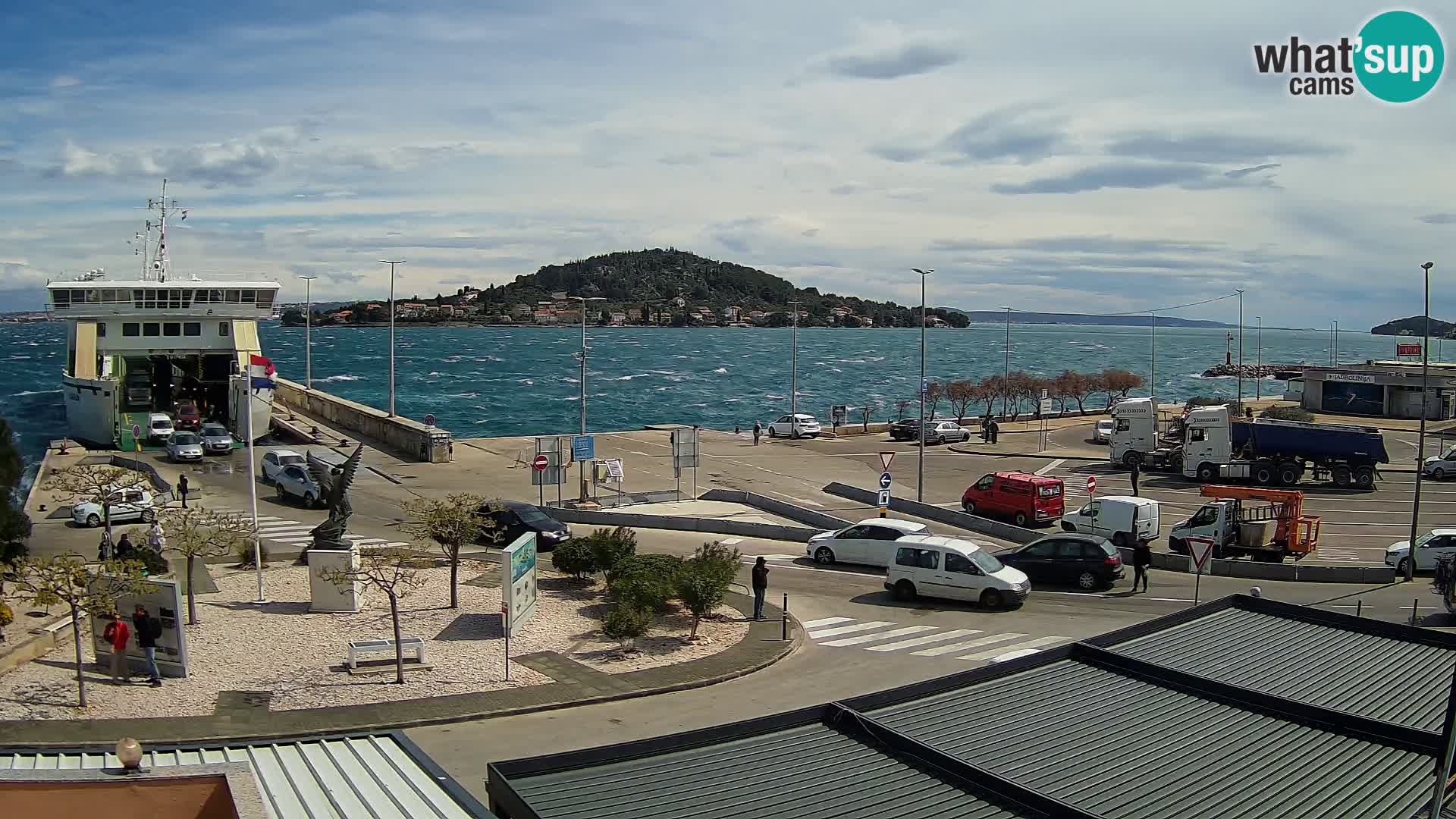 Webcam Ugljan – Preko Ferry to Zadar