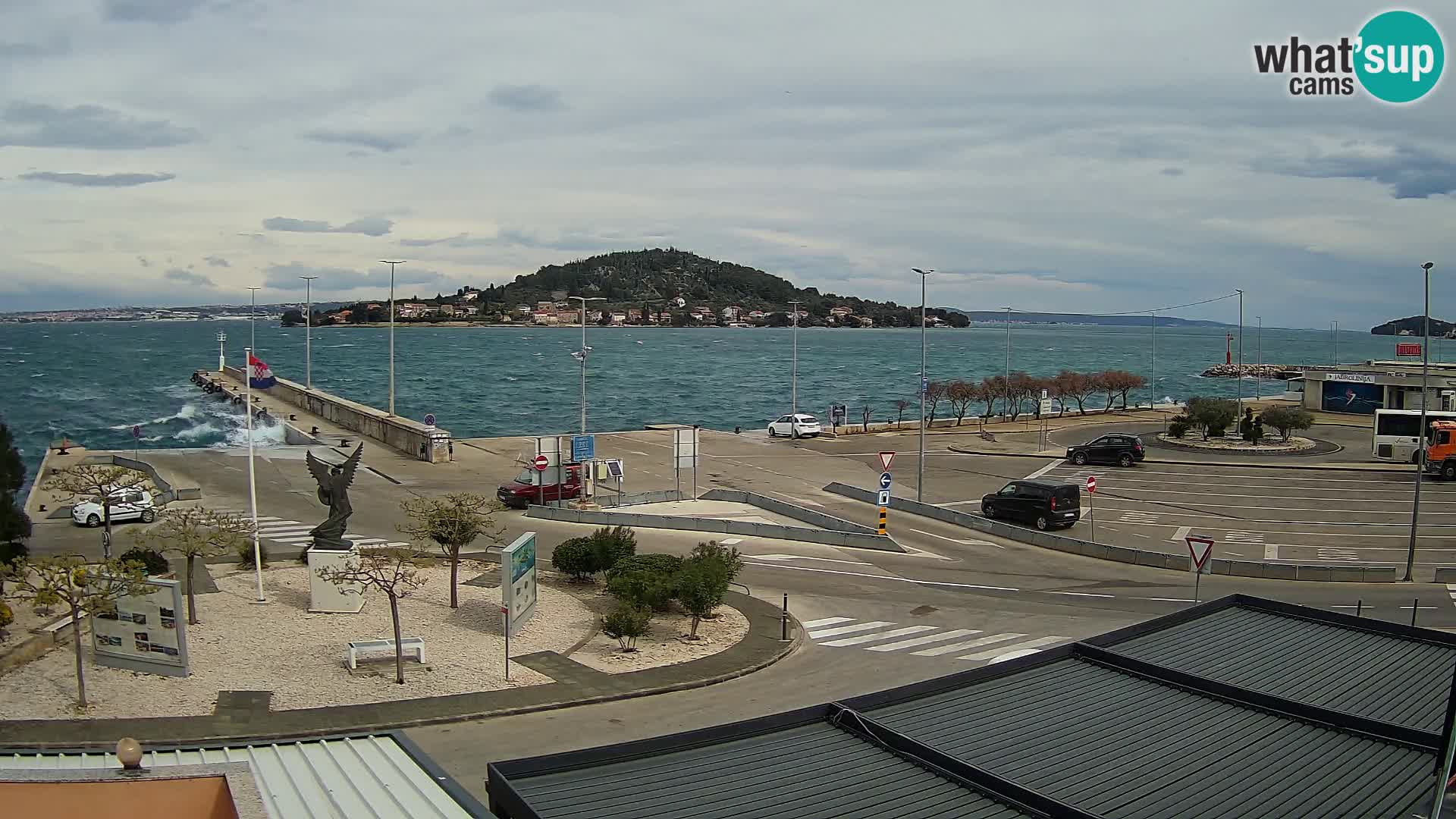 Web kamera Ugljan – Preko trajekt za Zadar