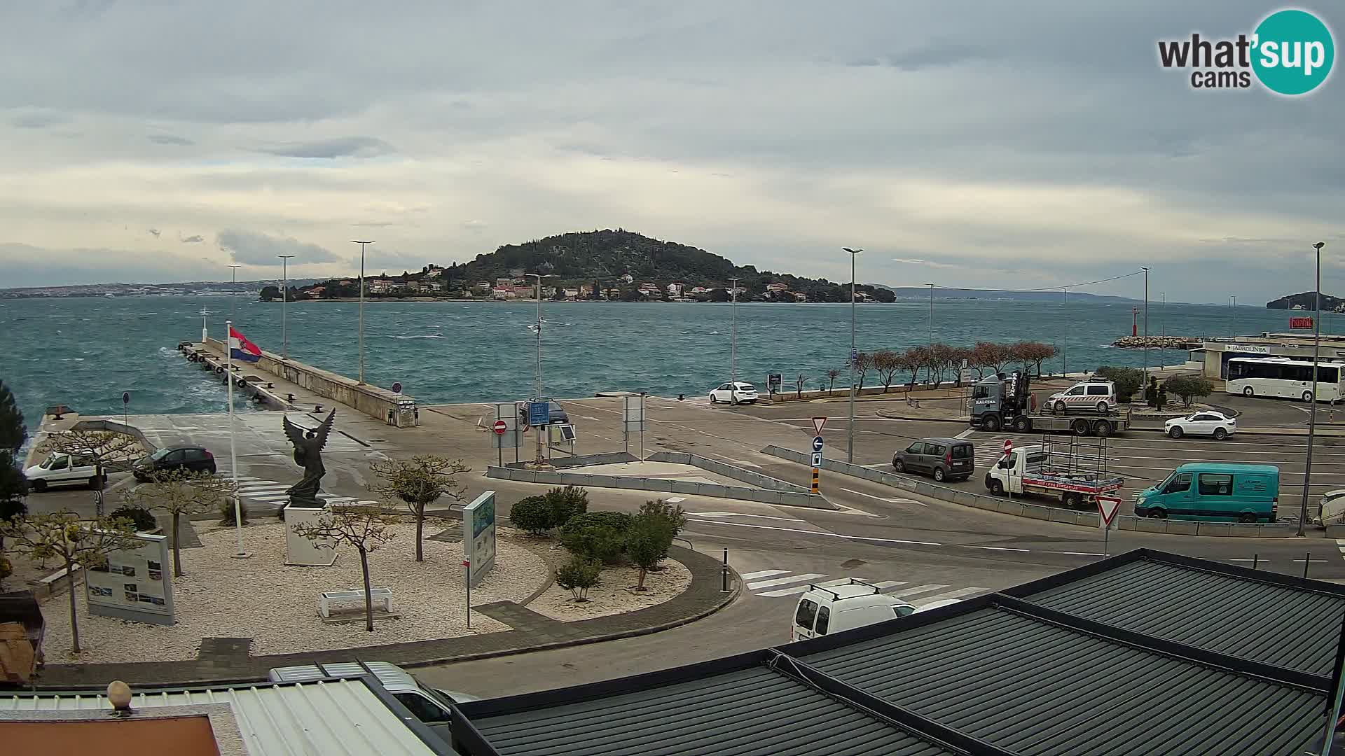 Spletna kamera Ugljan – trajekt Preko – Zadar