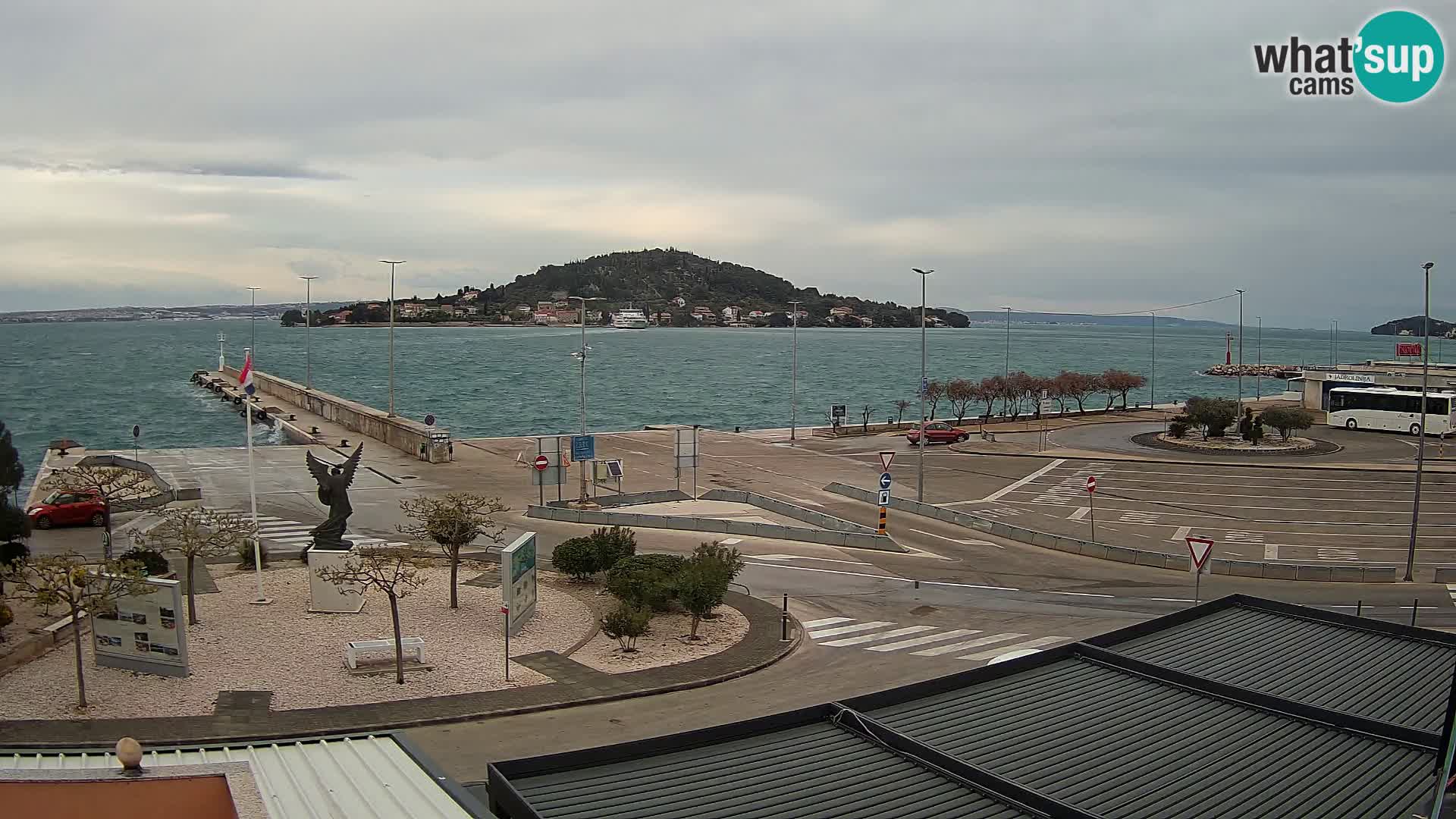 Spletna kamera Ugljan – trajekt Preko – Zadar