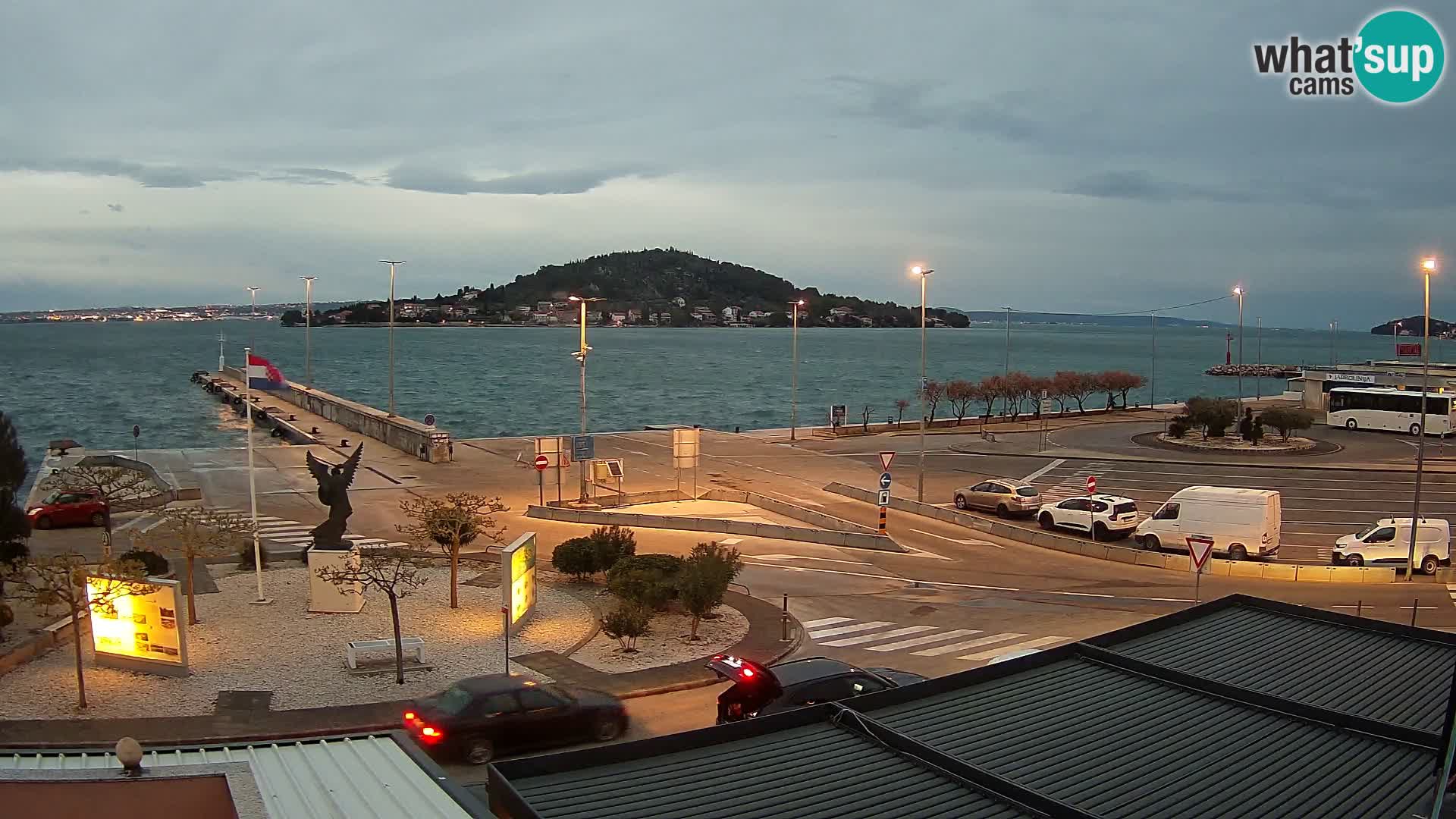 Webcam Ugljan – Preko Ferry to Zadar