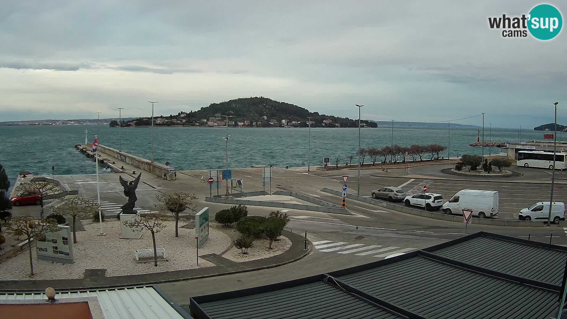 Webcam Ugljan – Preko Ferry to Zadar