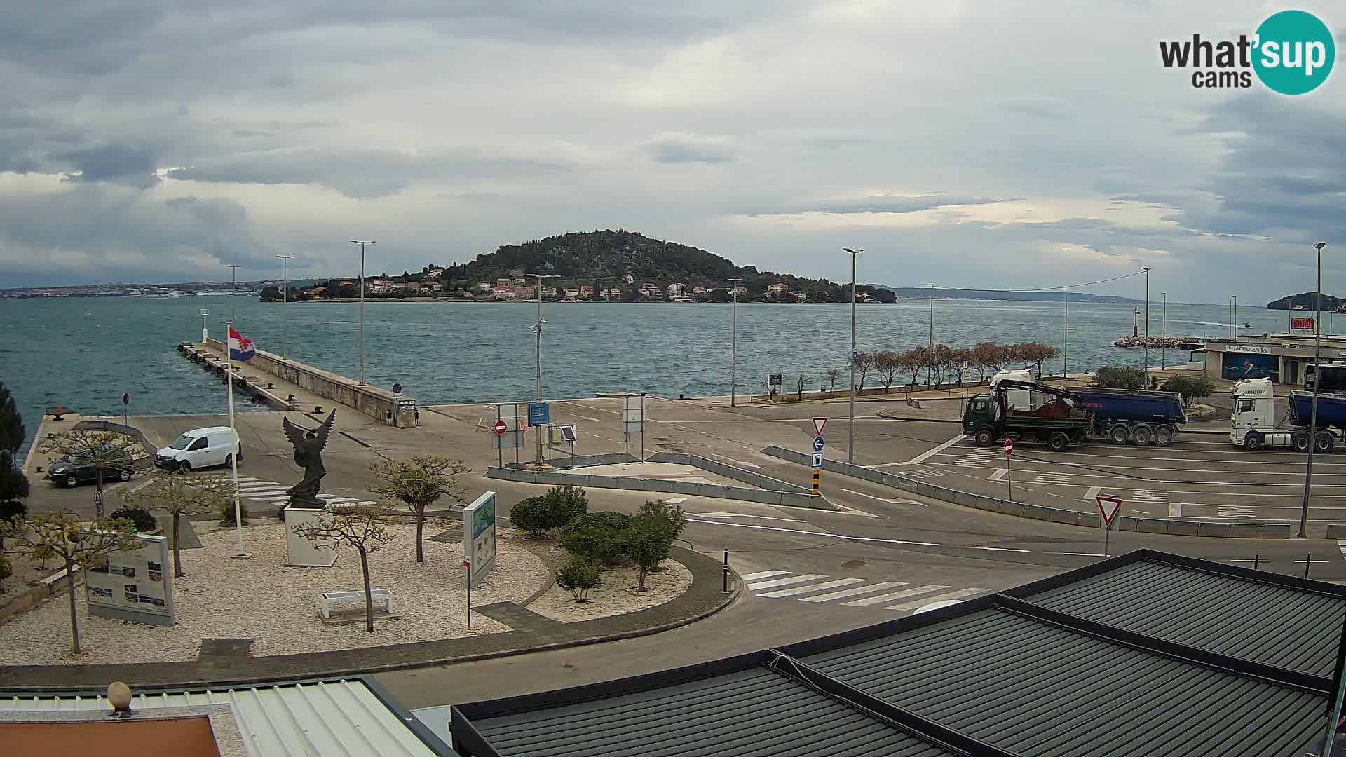 Webcam Ugljan – Preko Ferry to Zadar