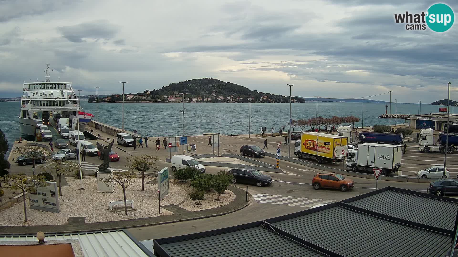 Webcam Ugljan – Preko Ferry to Zadar