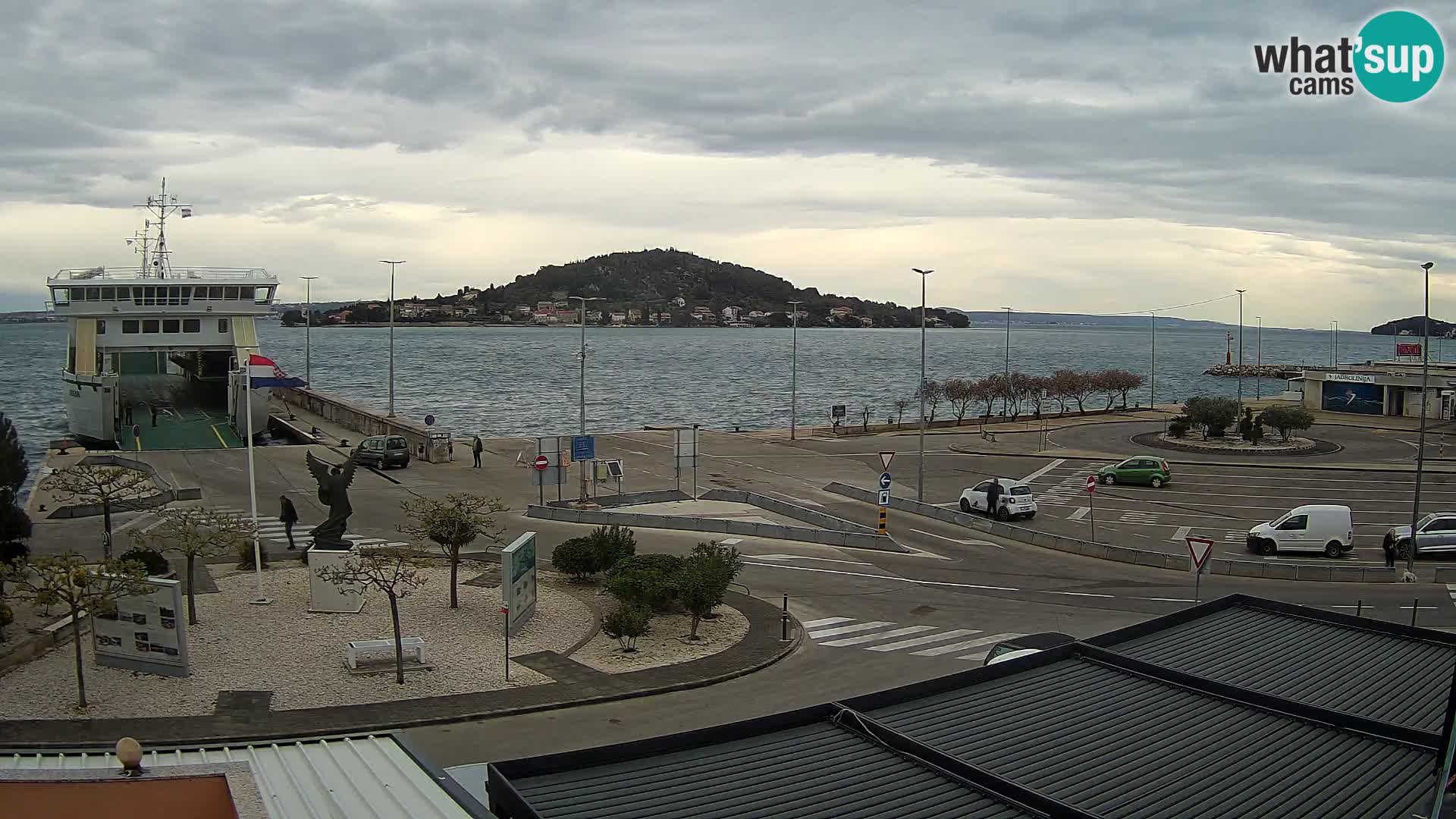 Webcam Ugljan – Preko Ferry to Zadar