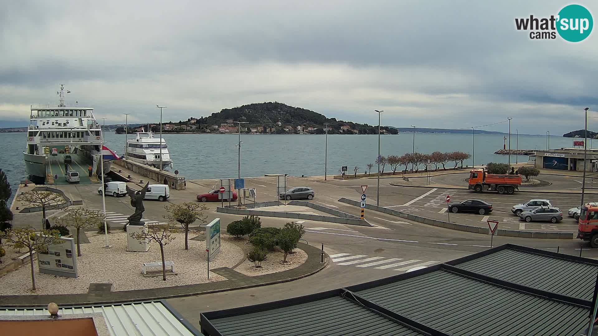 Webcam Ugljan – Preko Ferry to Zadar