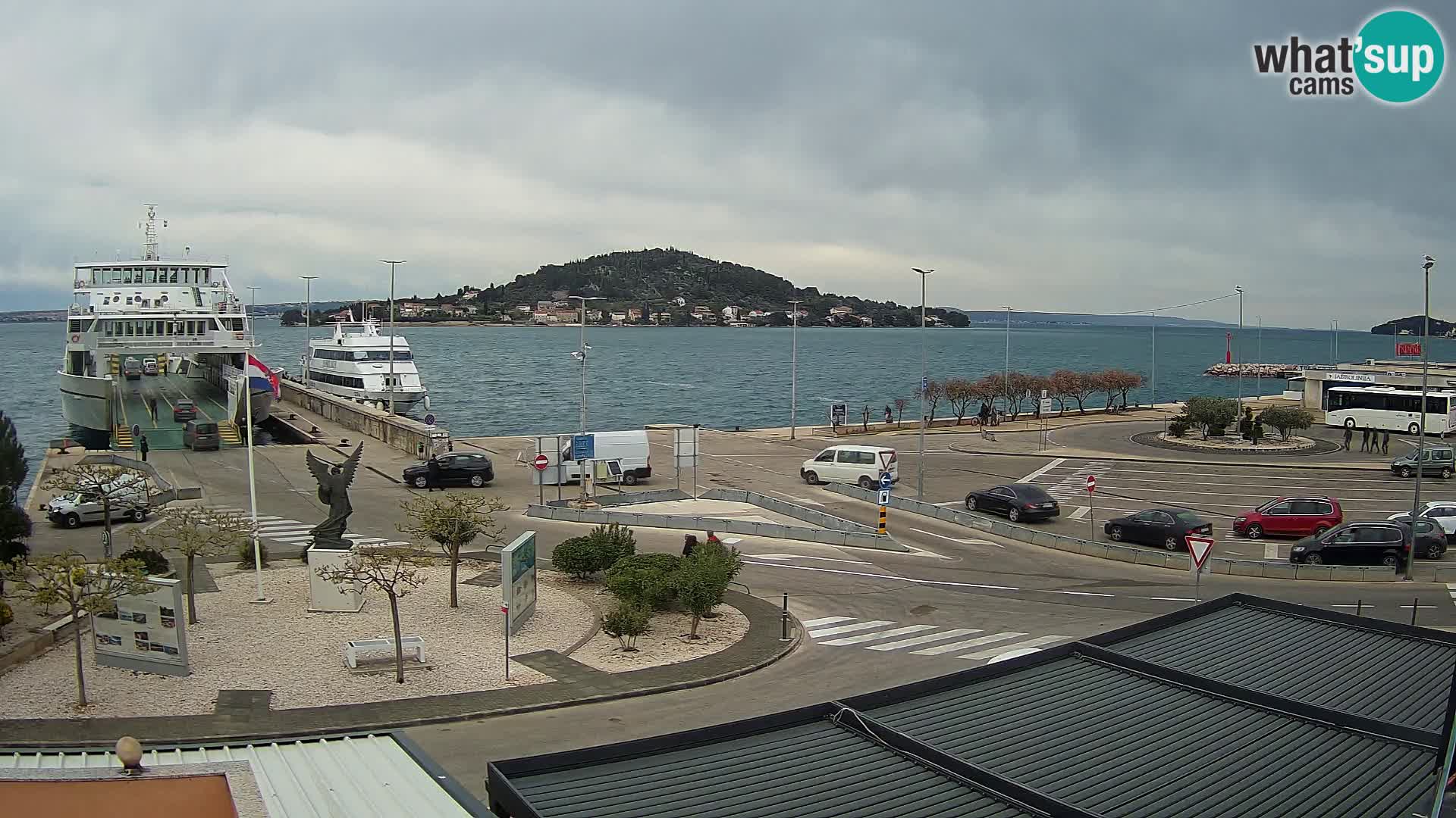 Webcam Ugljan – Preko Ferry to Zadar