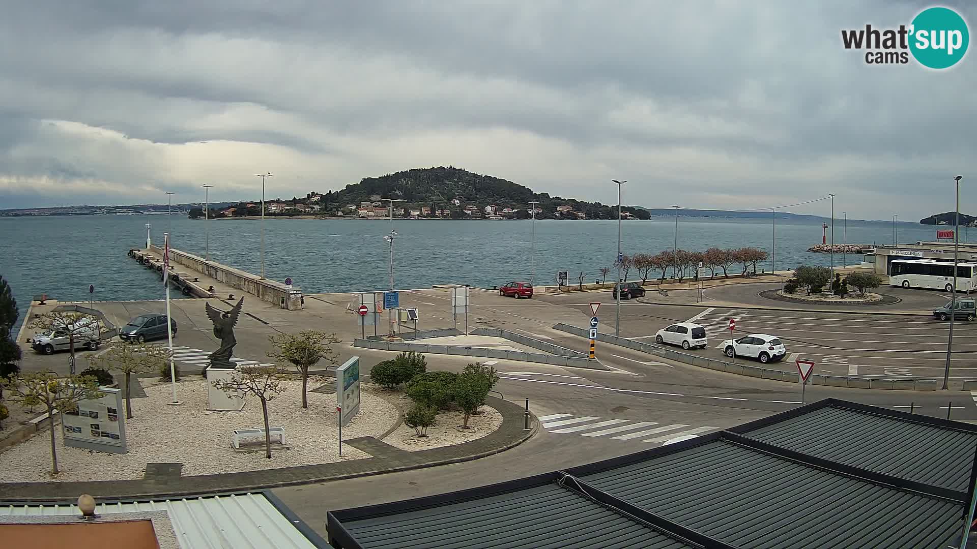 Webcam Ugliano – terminal traghetto da Preko a Zara