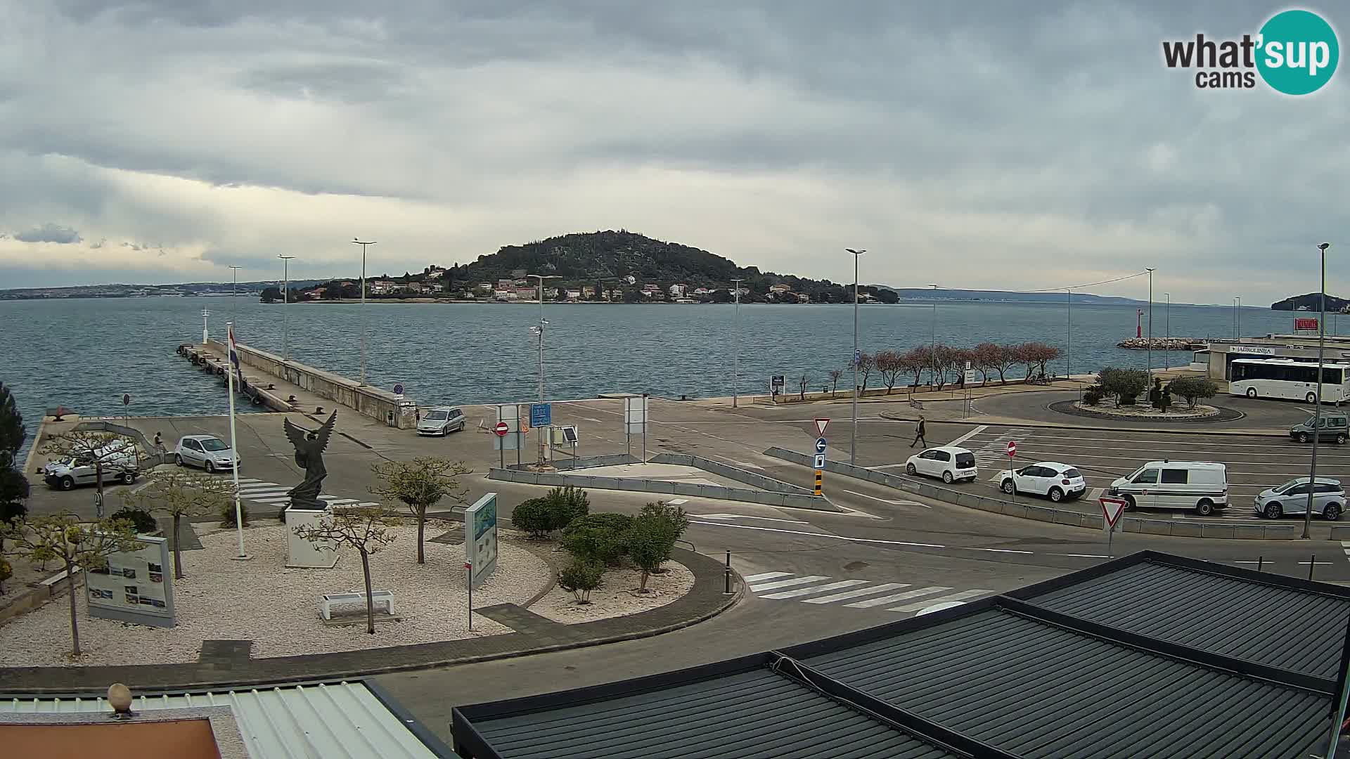 Spletna kamera Ugljan – trajekt Preko – Zadar