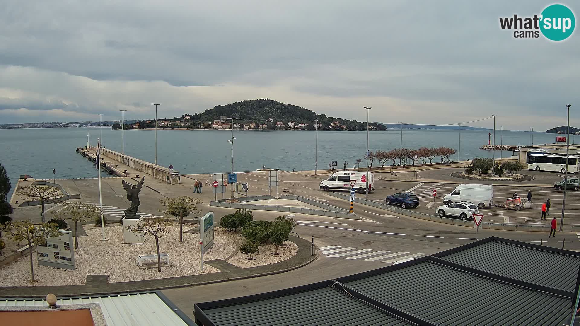 Spletna kamera Ugljan – trajekt Preko – Zadar